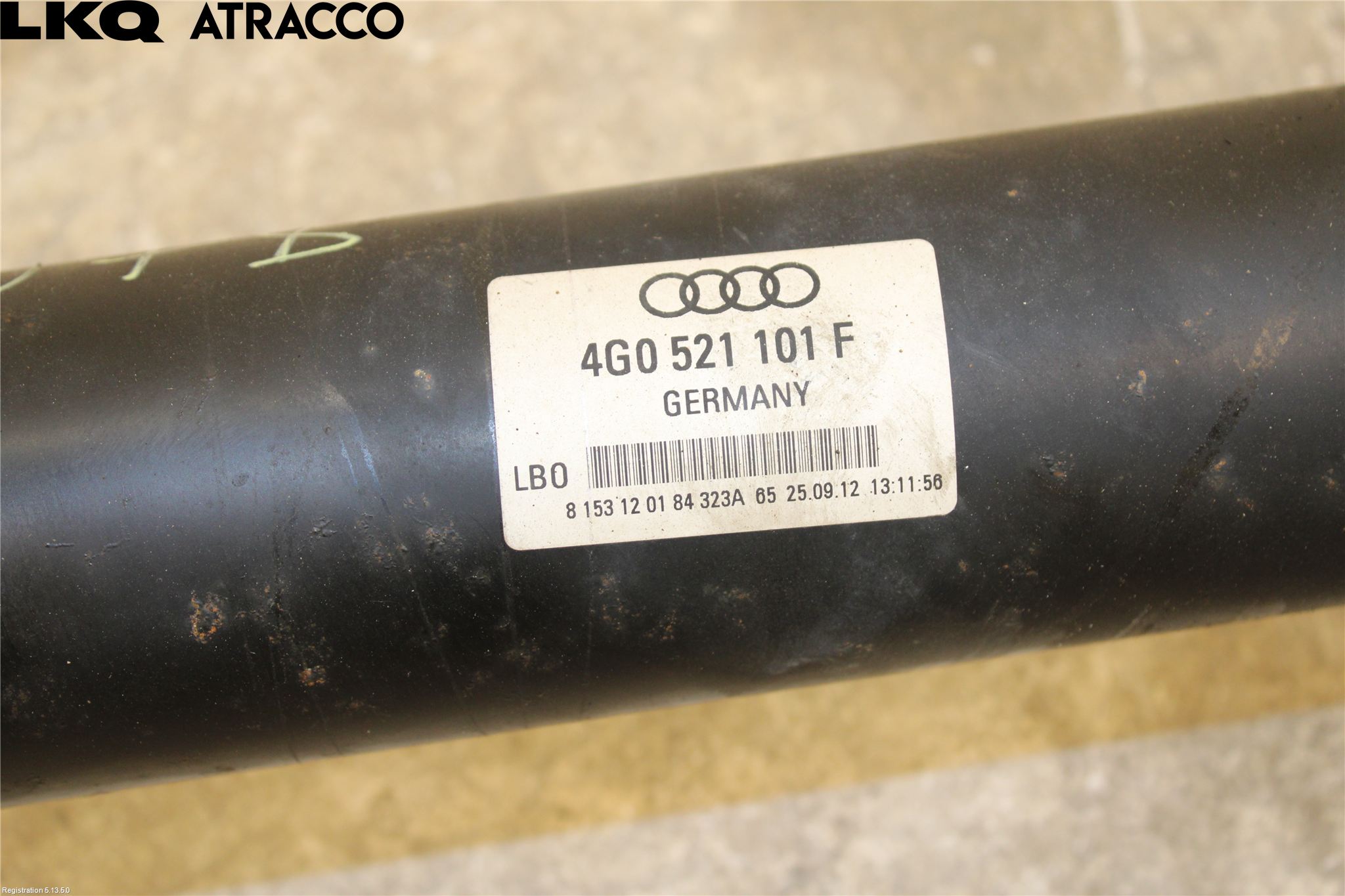 Audi A7/S7 4G 11-17 Mellomaksel Kompl