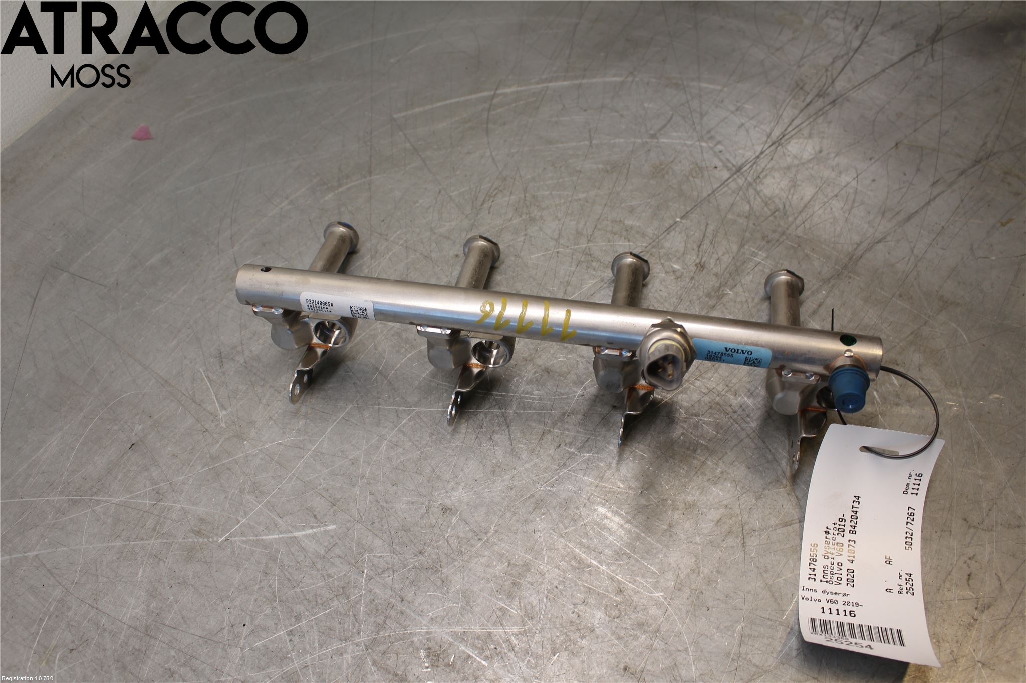 Volvo V60 19- Inns Dyserør