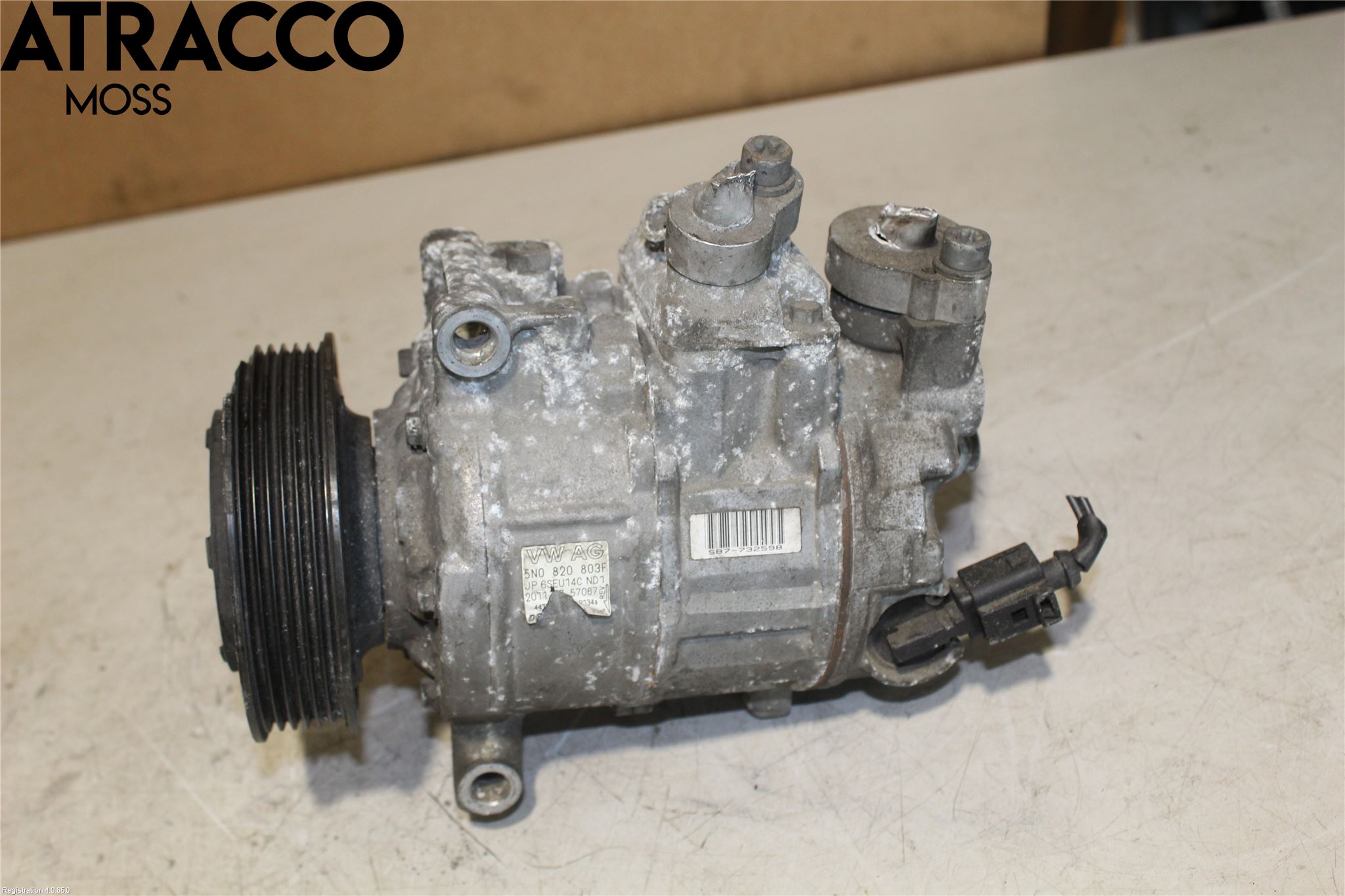 Volkswagen VW GOLF VI 09-13 Varme Ac Kompressor