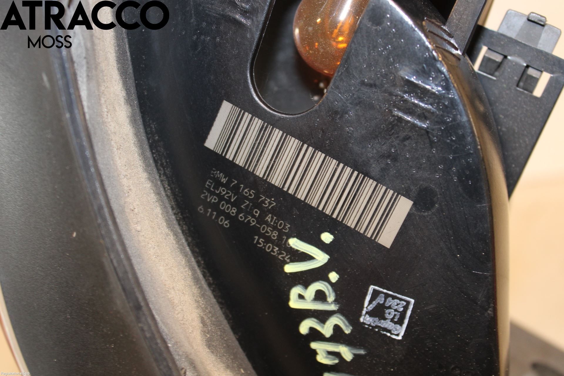 BMW 5 E60/61 Sed/Tou 02-10 Baklykt Venstre