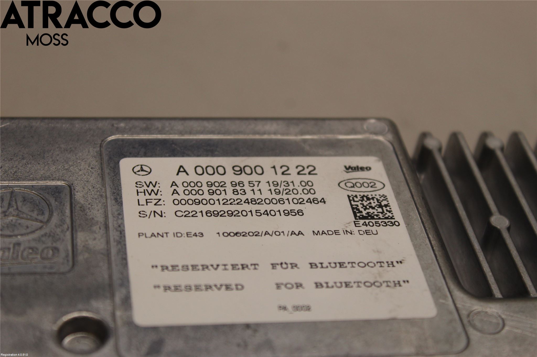 Mercedes-Benz MB EQC (N293) 20- Styreenhet Parkering