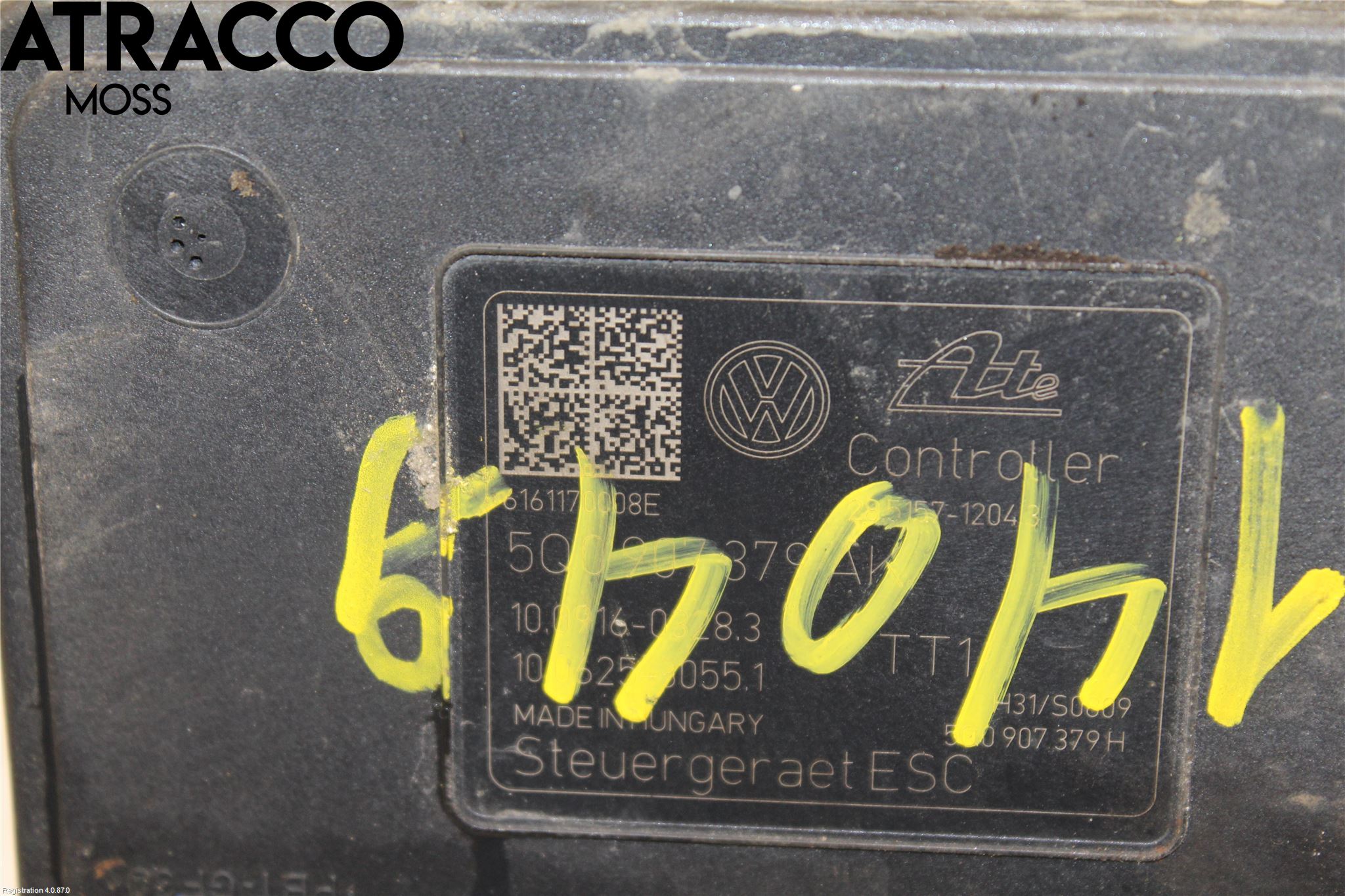 Volkswagen VW GOLF / E-GOLF VII 13-20 Abs Hydraulikkaggregat