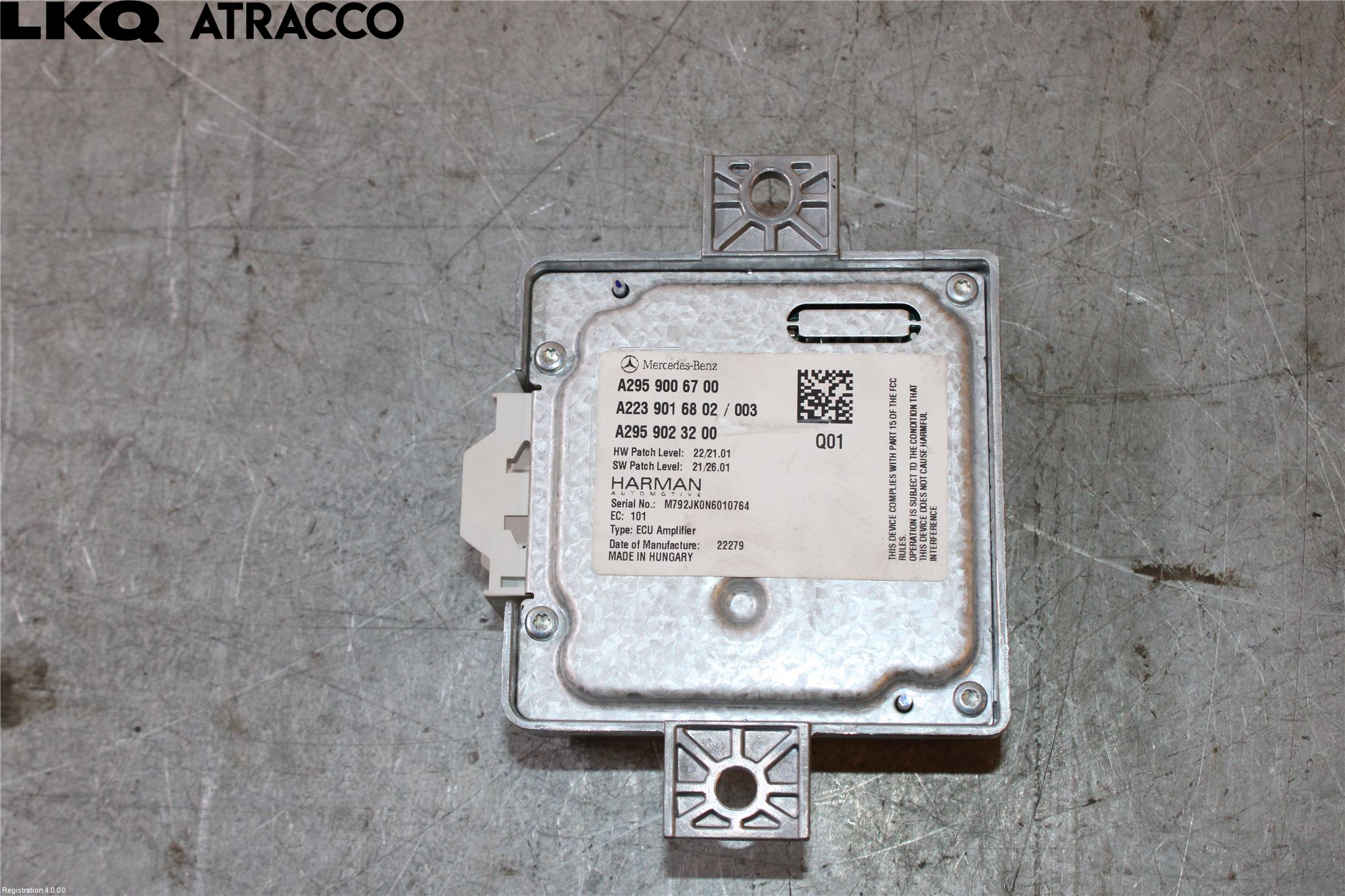 Mercedes-Benz MB EQE (V295) 22- Stereo Forsterker
