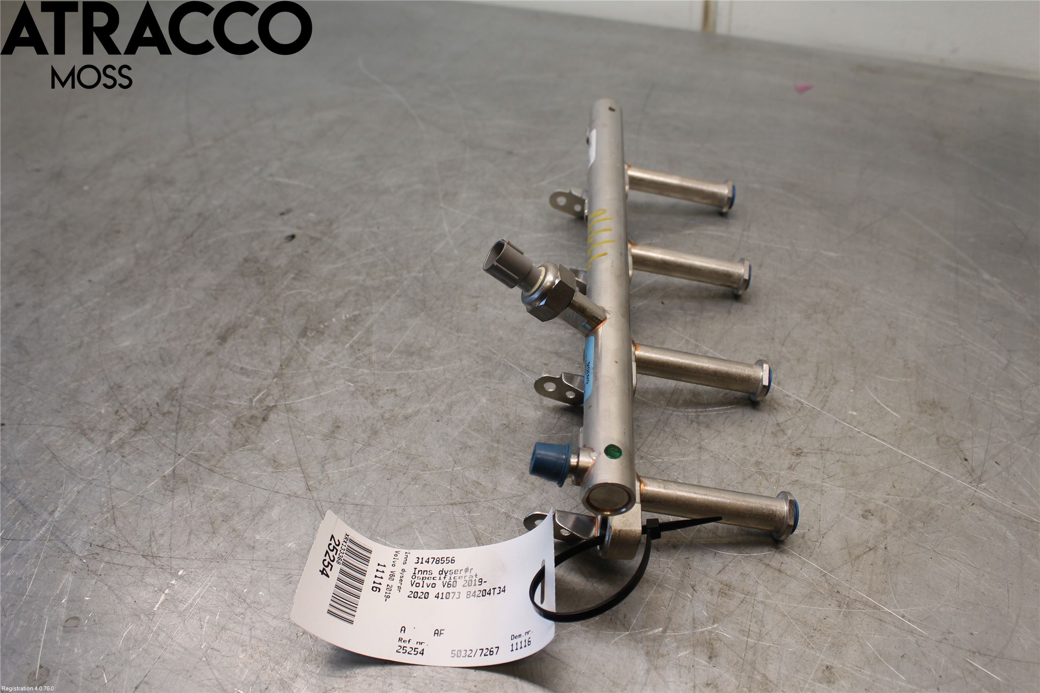 Volvo V60 19- Inns Dyserør