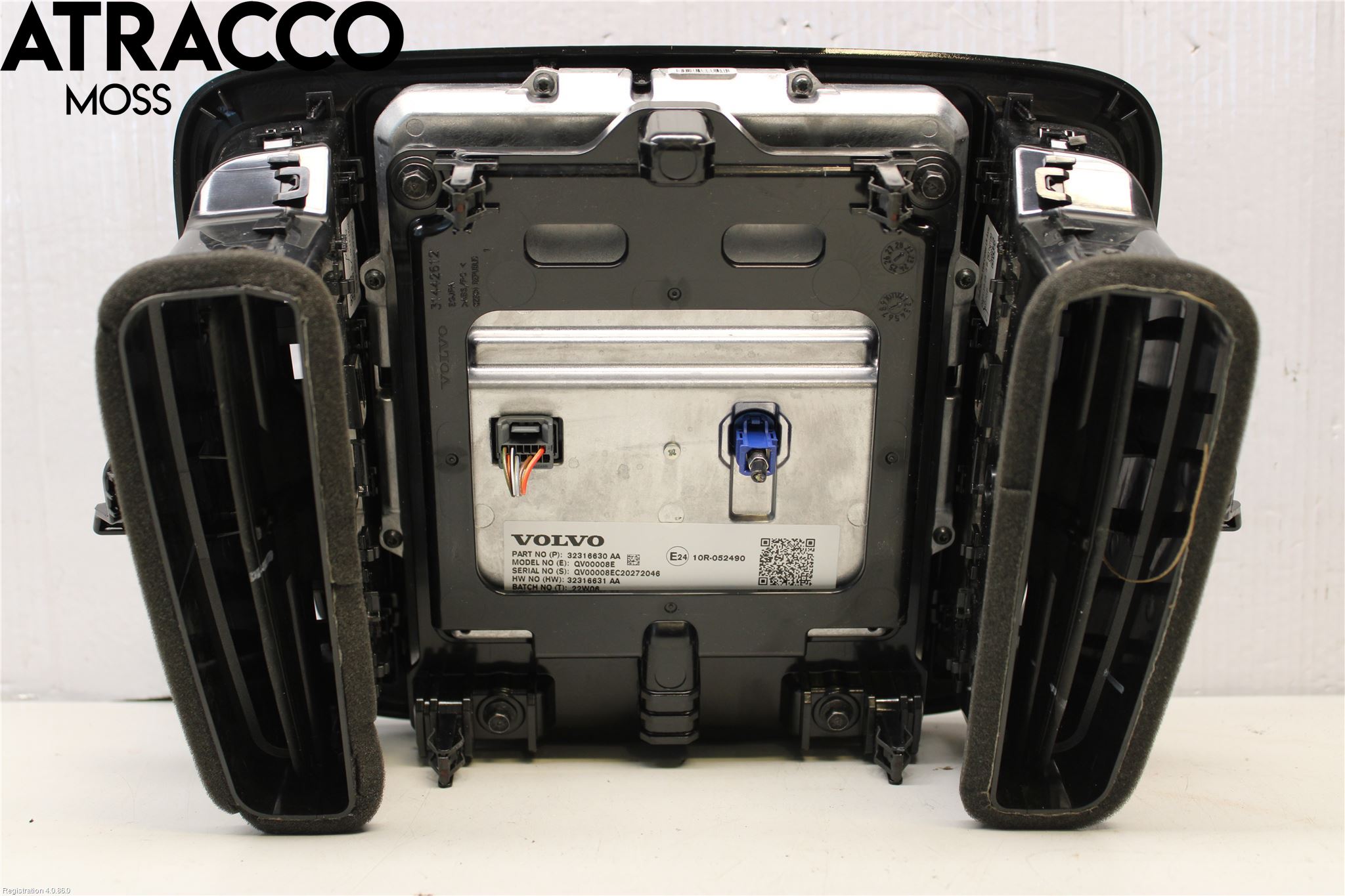 Volvo XC40/RECHARGE 18- Instr Skjerm Dvd-Gps-Ac-Tlf