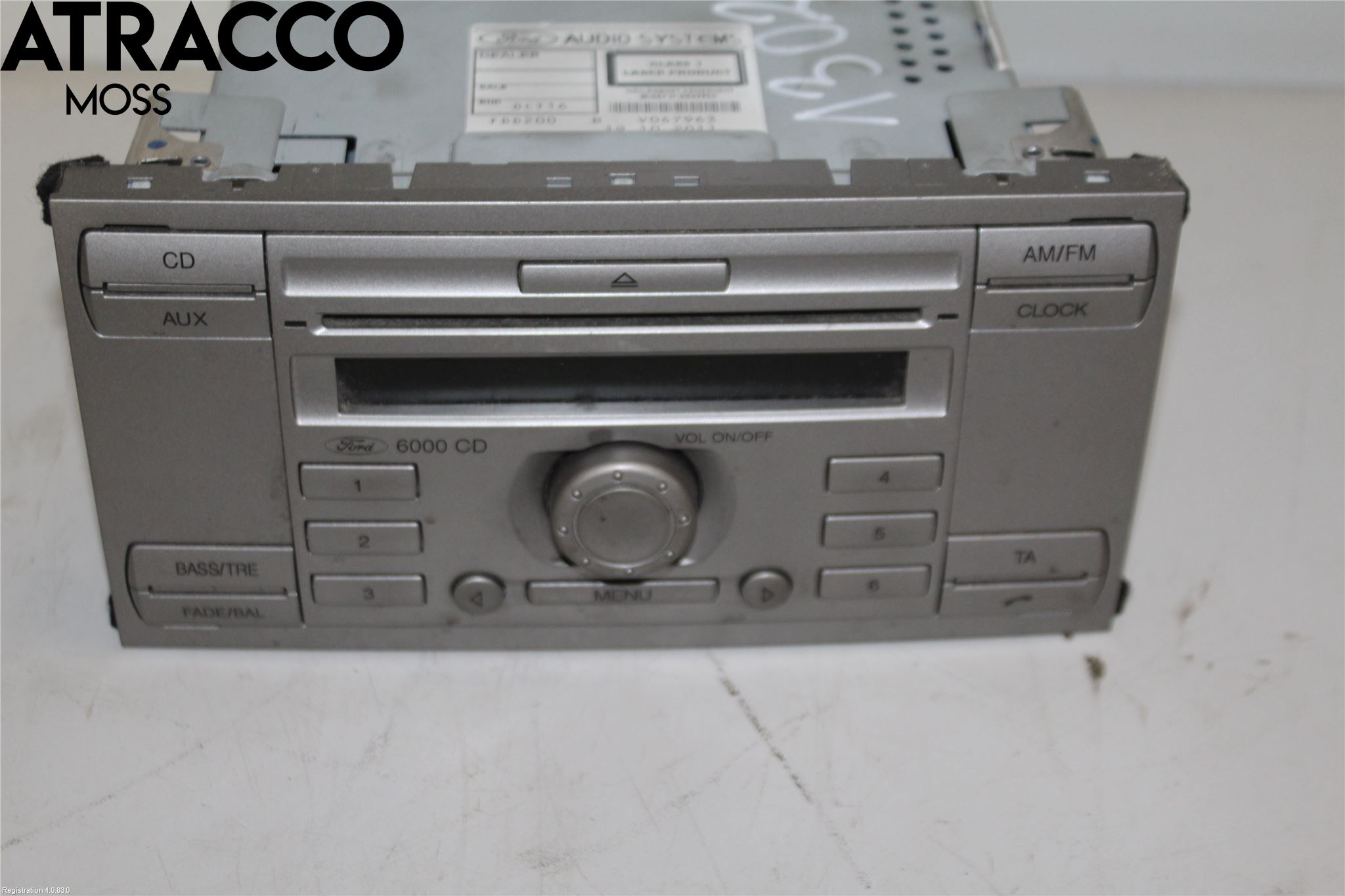 Ford KUGA 08-12 Stereo Radio Med Cd