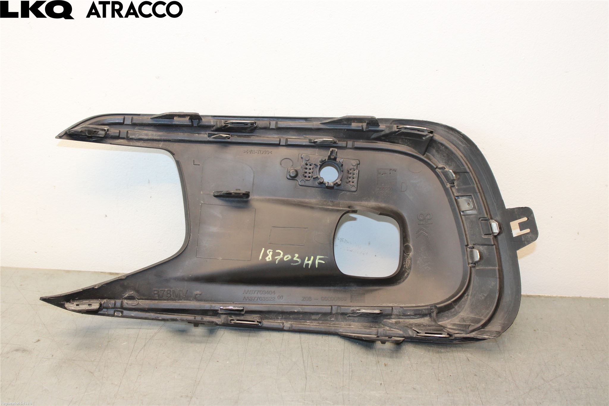 Citroen C4 GRAND PICASSO 14-18 Frontlykt Kurve-Tåkelys Ramme