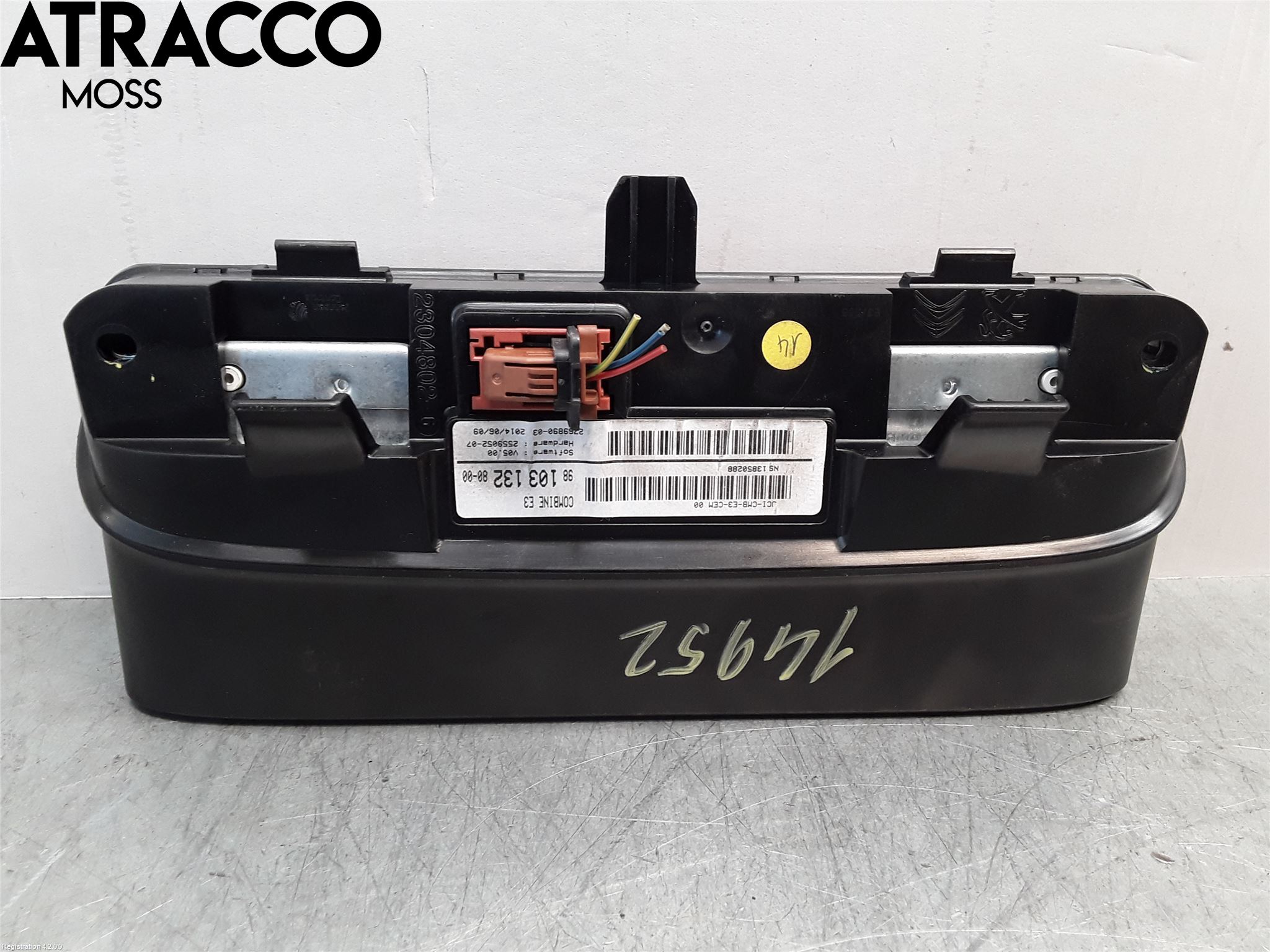 Citroen C4 CACTUS 14-20 Instrumentkonsoll Midt