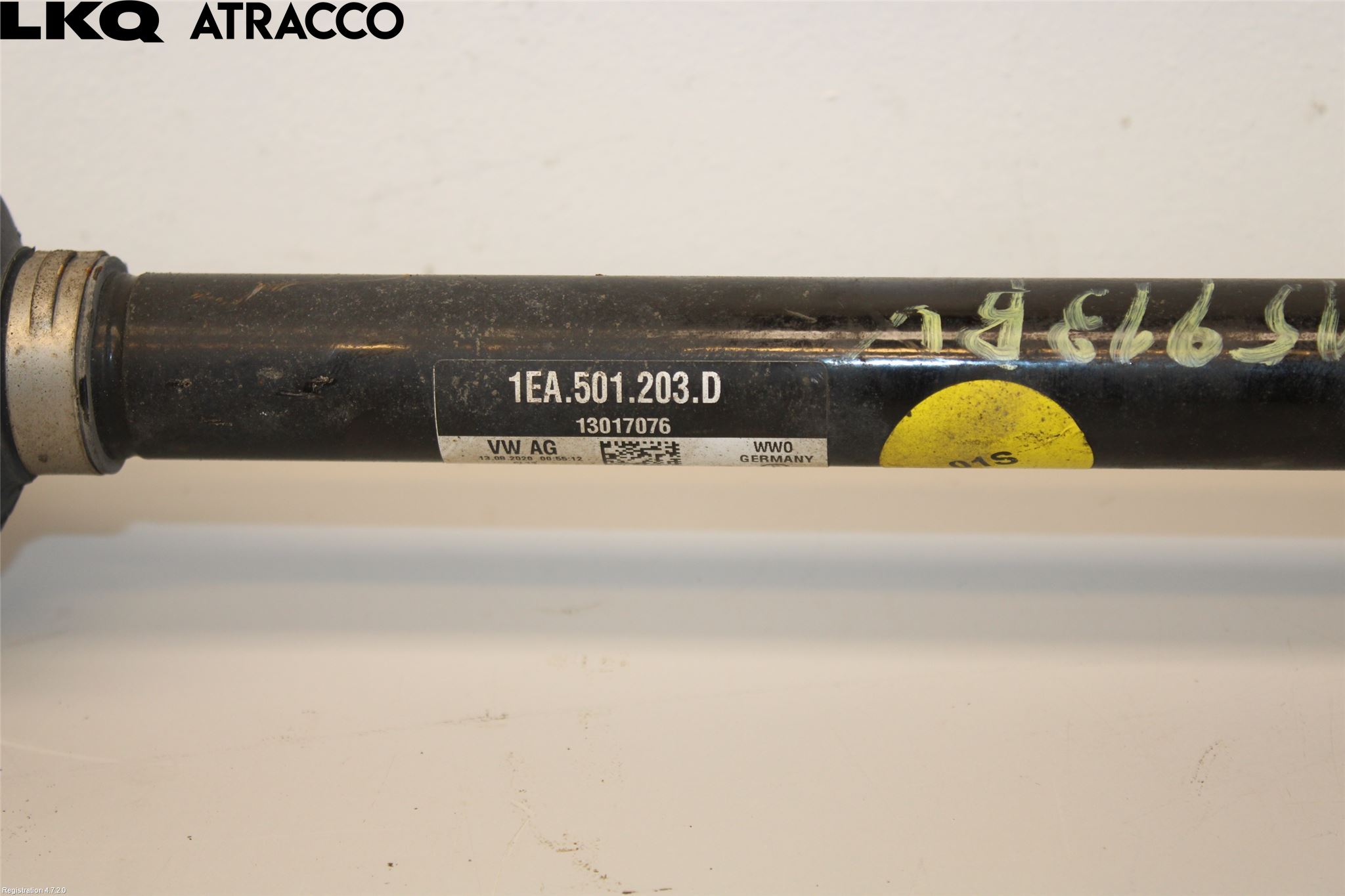 Volkswagen VW ID.3 21- Drivaksel Bak Kompl Venstre