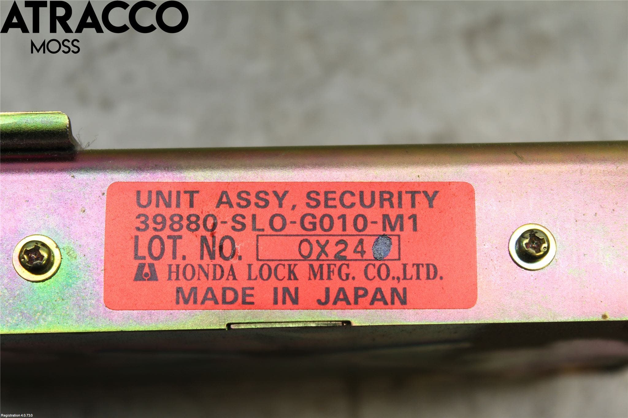 Honda NSX Styreenhet Øvrig