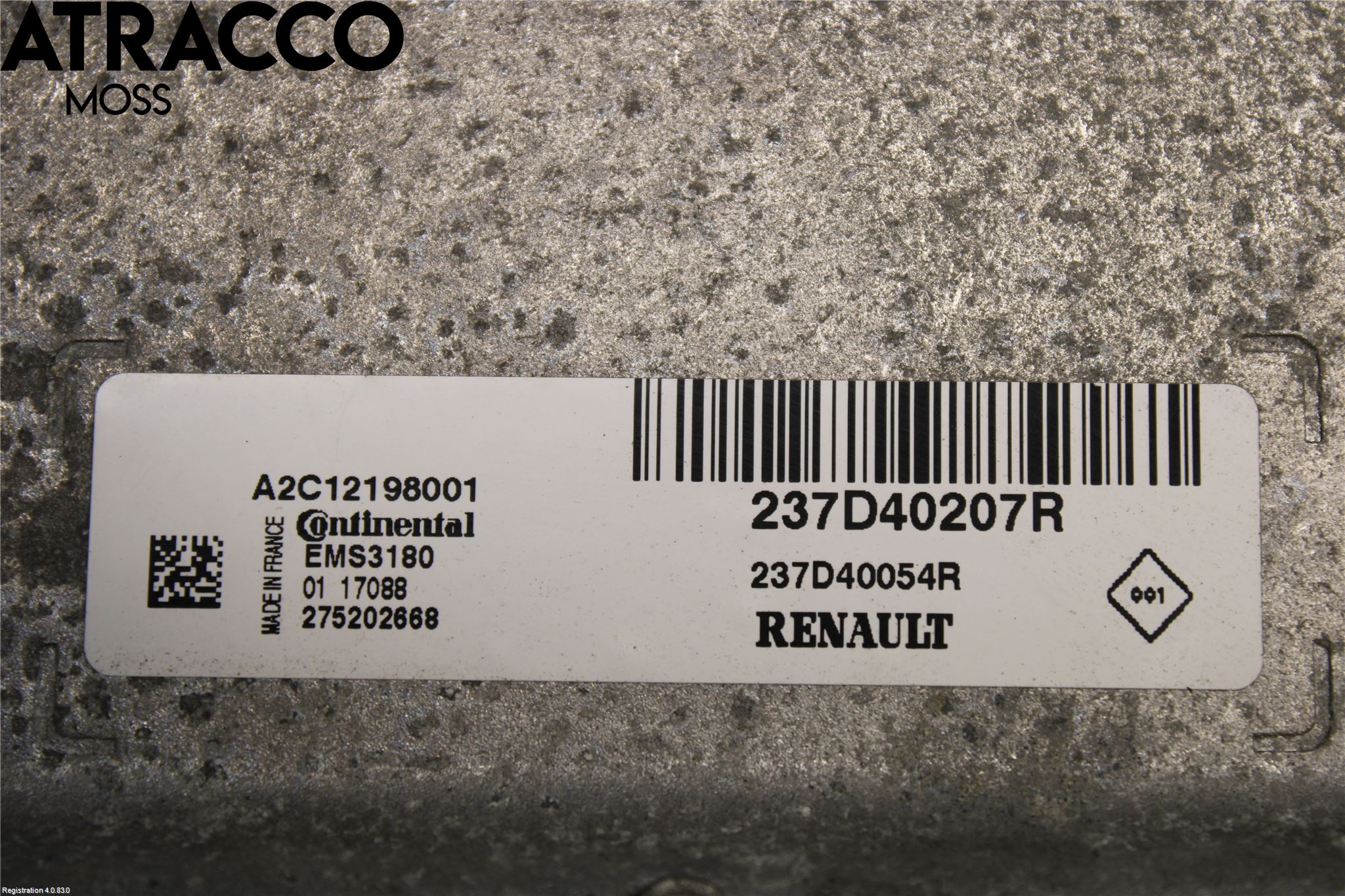 Renault ZOE/E-TECH 13- Styreenhet Innsprøytning