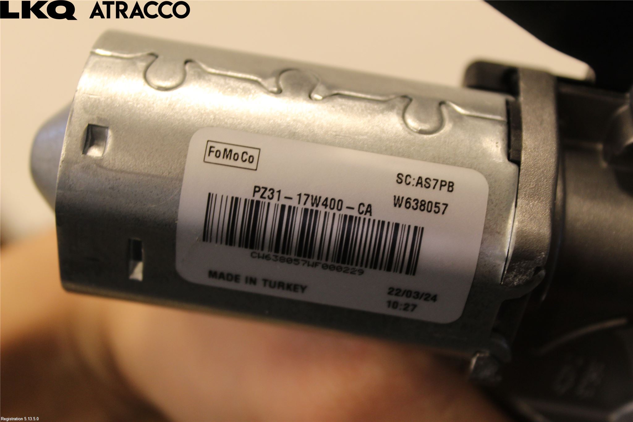 Ford TRANSIT/TOURNEO CONNECT 13-22 Viskermotor Bakluke