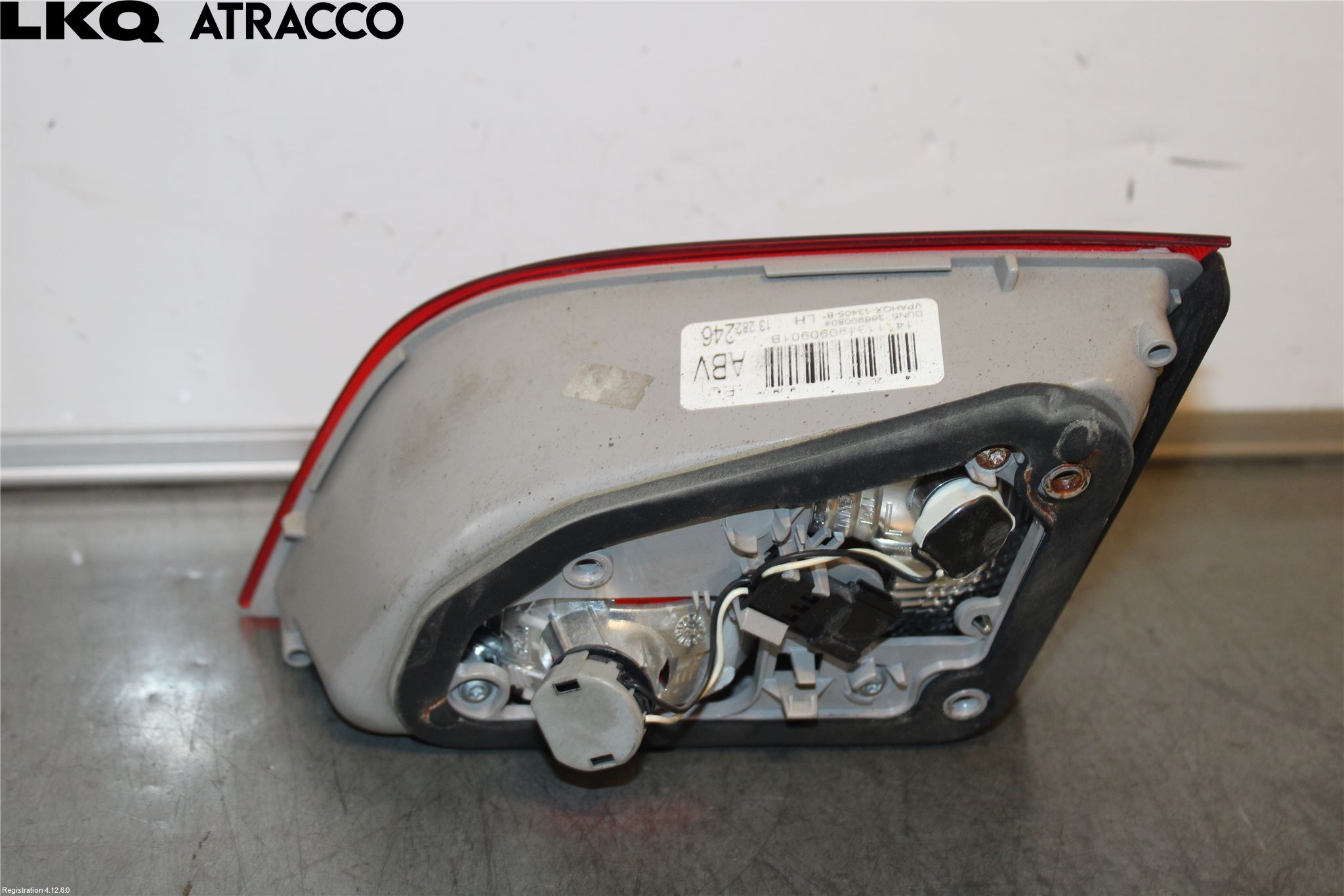 Opel INSIGNIA 09-16 Baklykt Venstre  På Luke(Indre