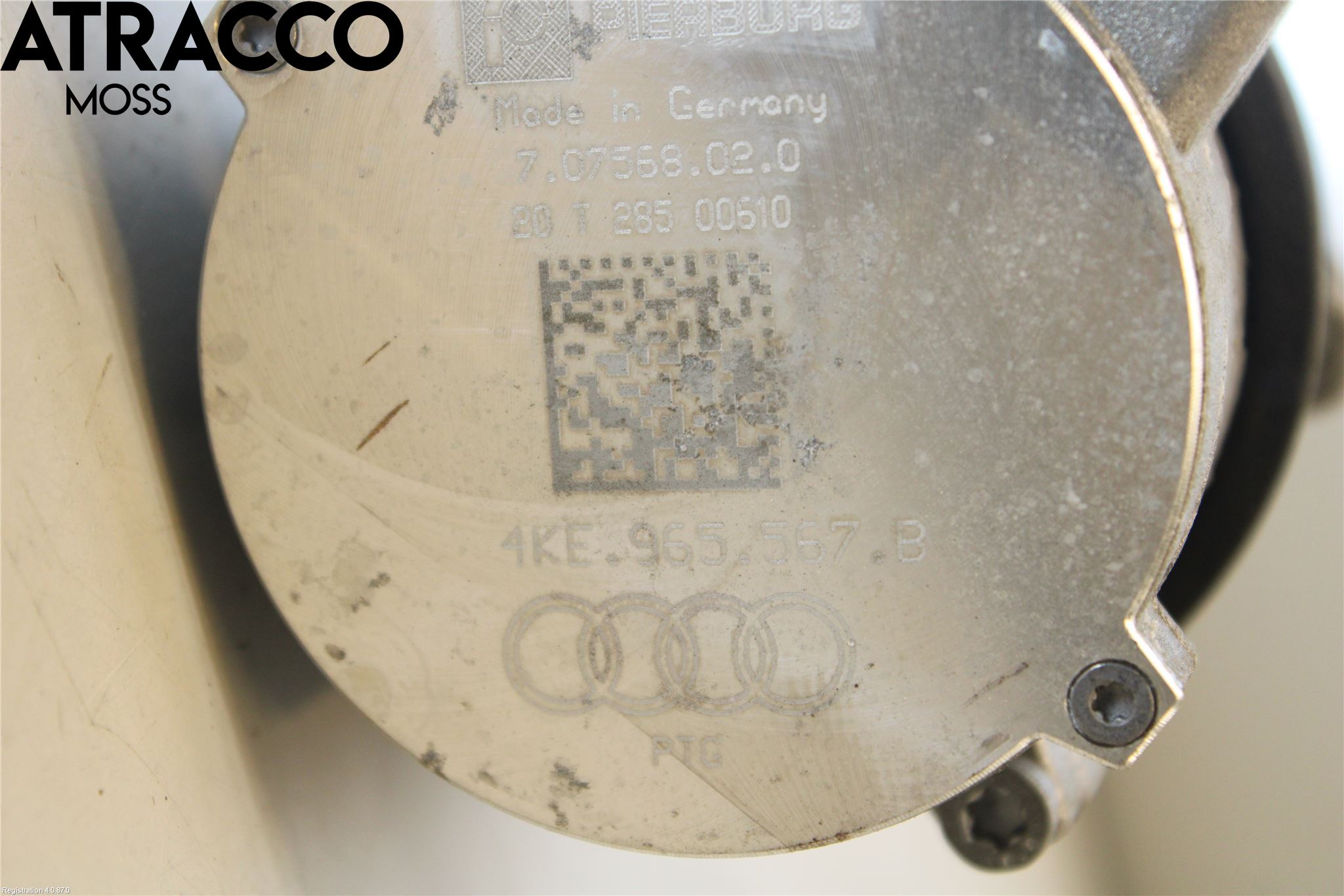 Audi E-TRON, S GE 19- Vannpumpe