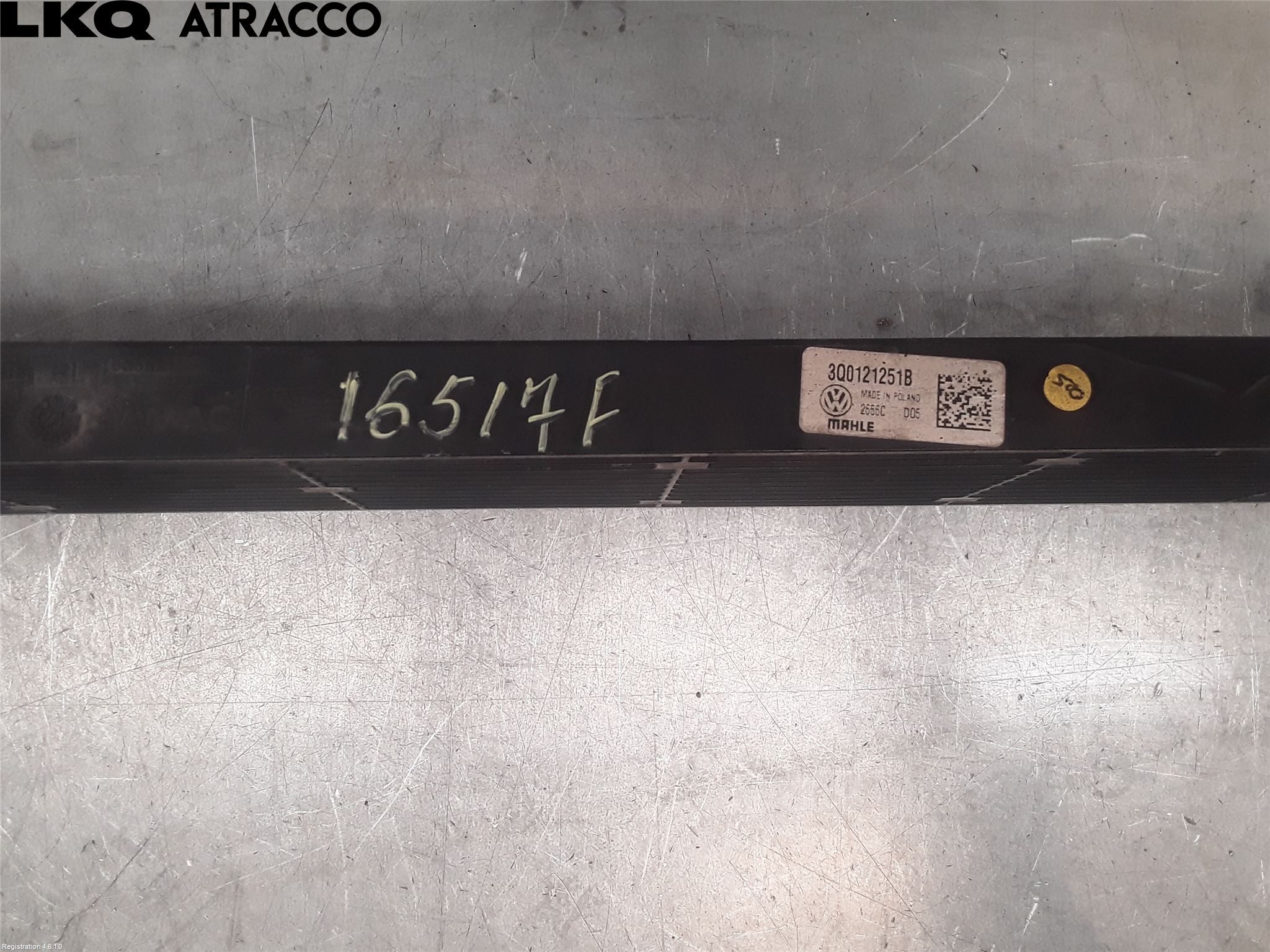 Volkswagen VW PASSAT 15-19 Bakaksel Oljekjøler