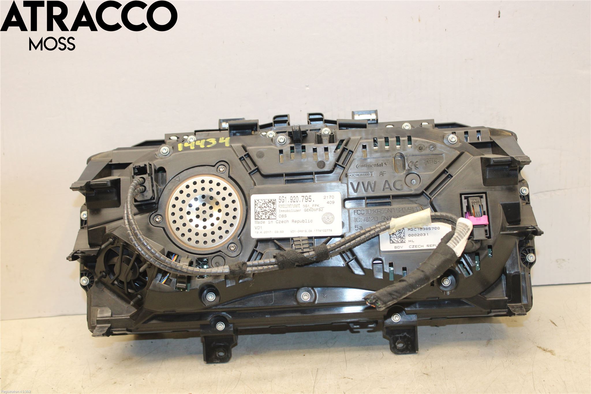 Volkswagen VW GOLF / E-GOLF VII 13-20 Instr Kombinert