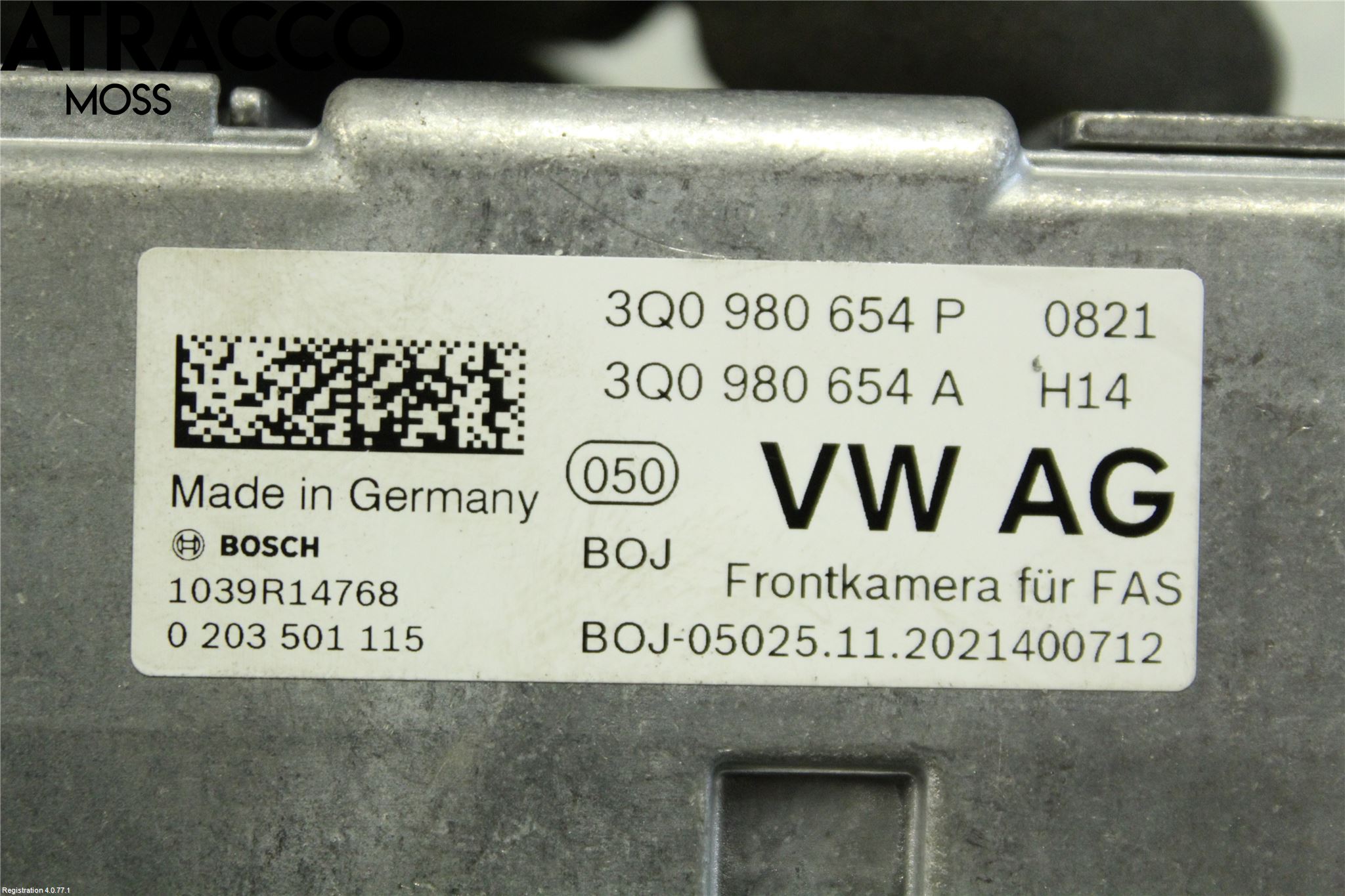 Volkswagen VW UP! / E-UP! Parkeringshjelp Kamera