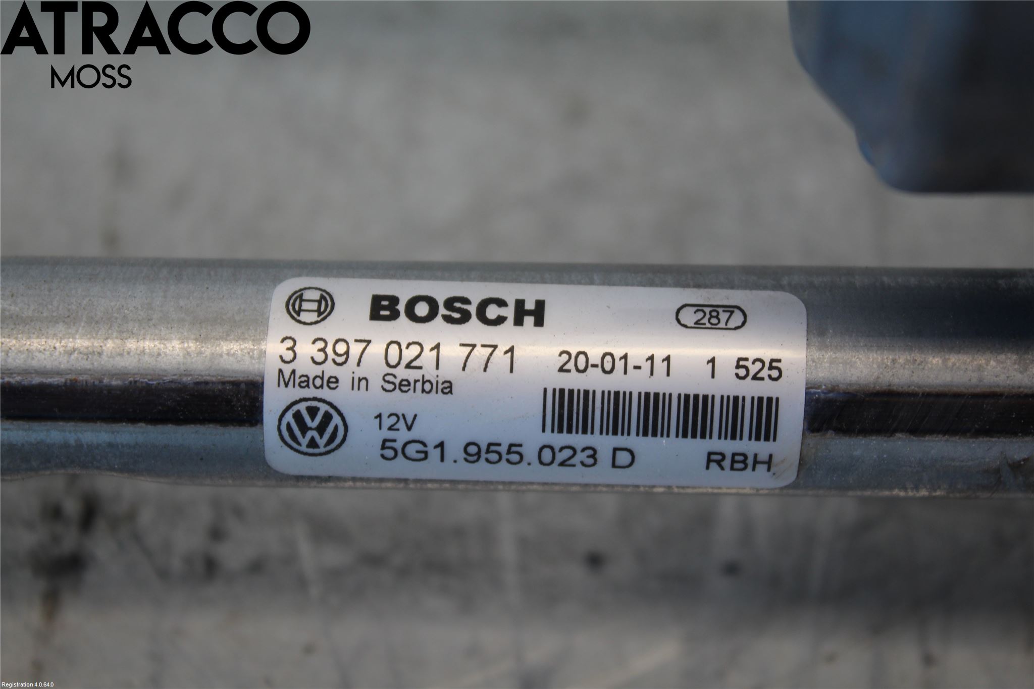 Volkswagen VW GOLF / E-GOLF VII 13-20 Viskermotor Frontrute