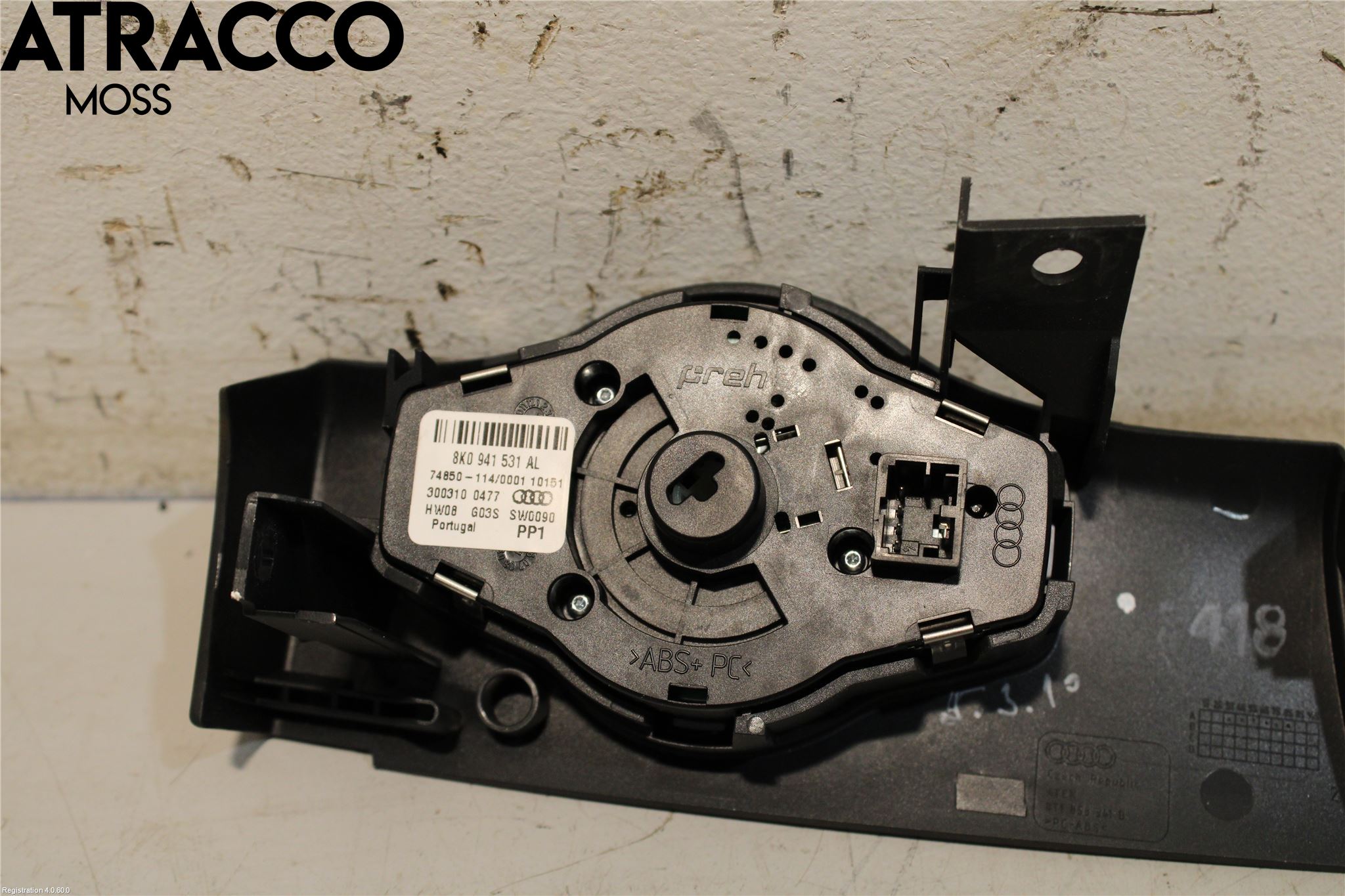 Audi A4 ALLROAD 09-16 Bryter Hovedlys