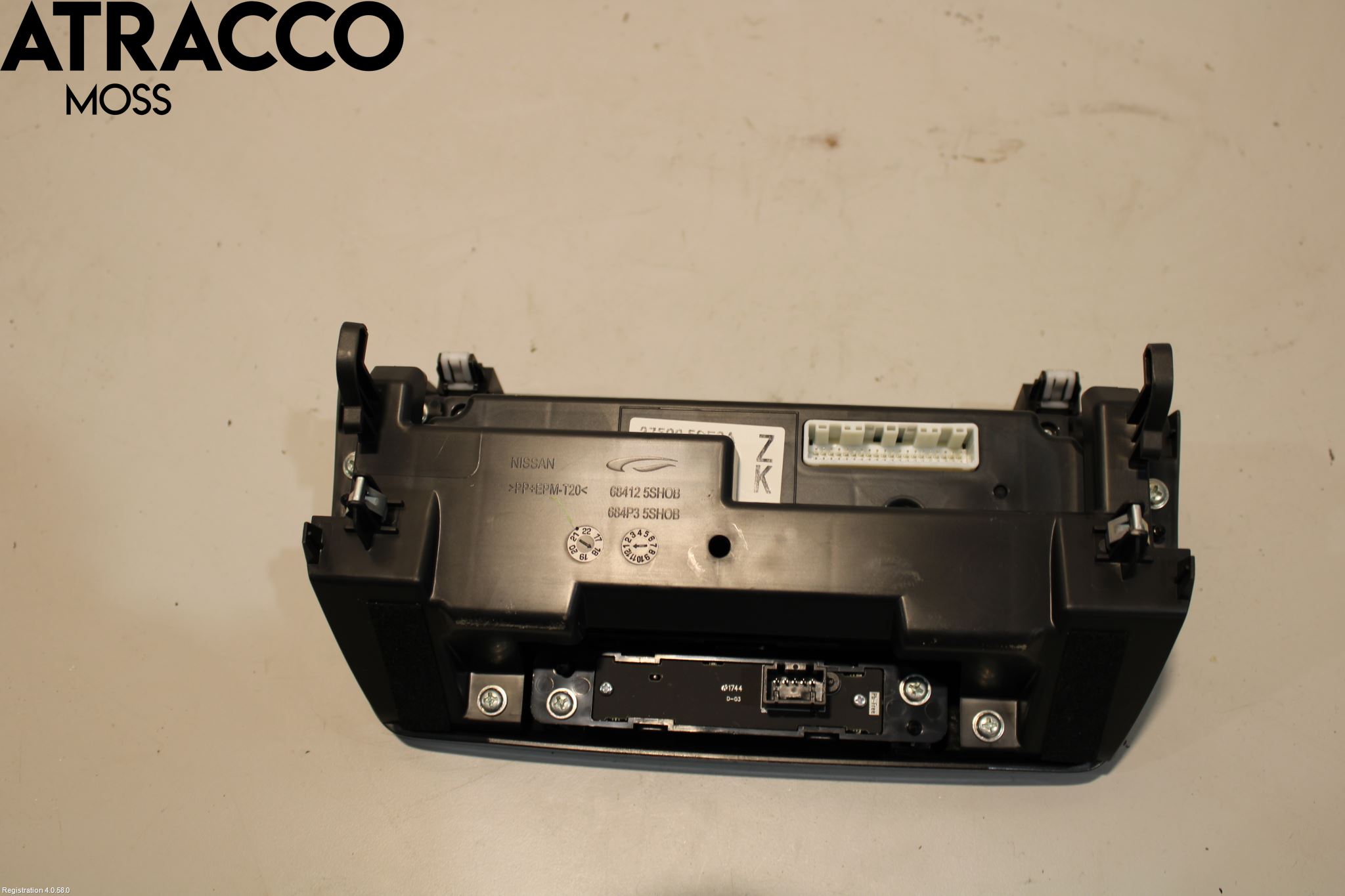 Nissan LEAF 18- Varme Ac Betjening-Display