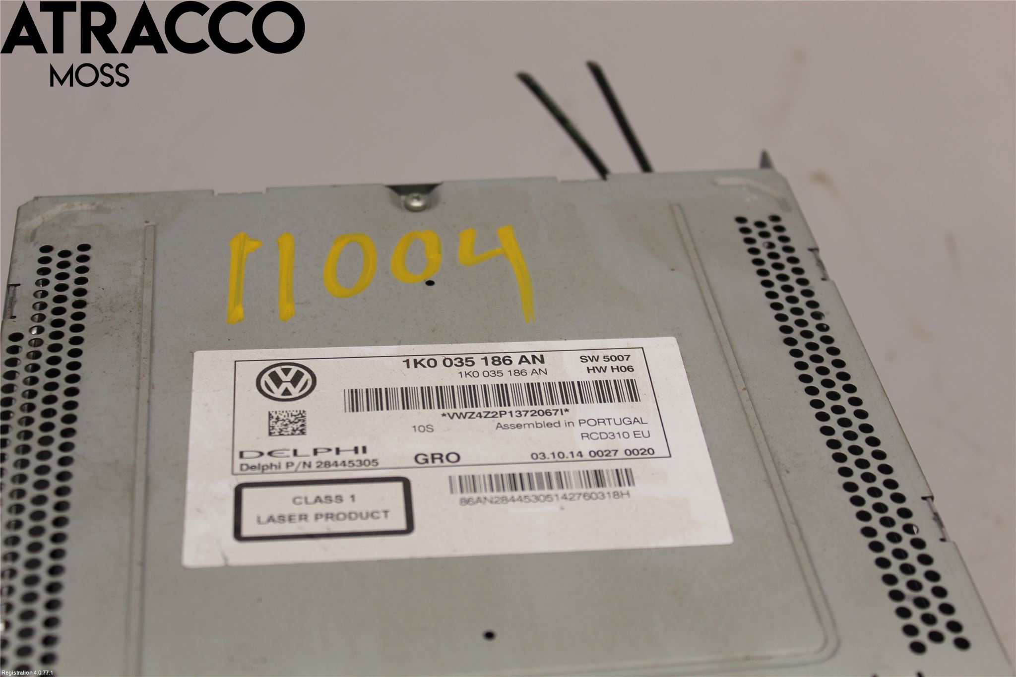 Volkswagen VW CADDY 11-15 Stereo Radio Med Cd