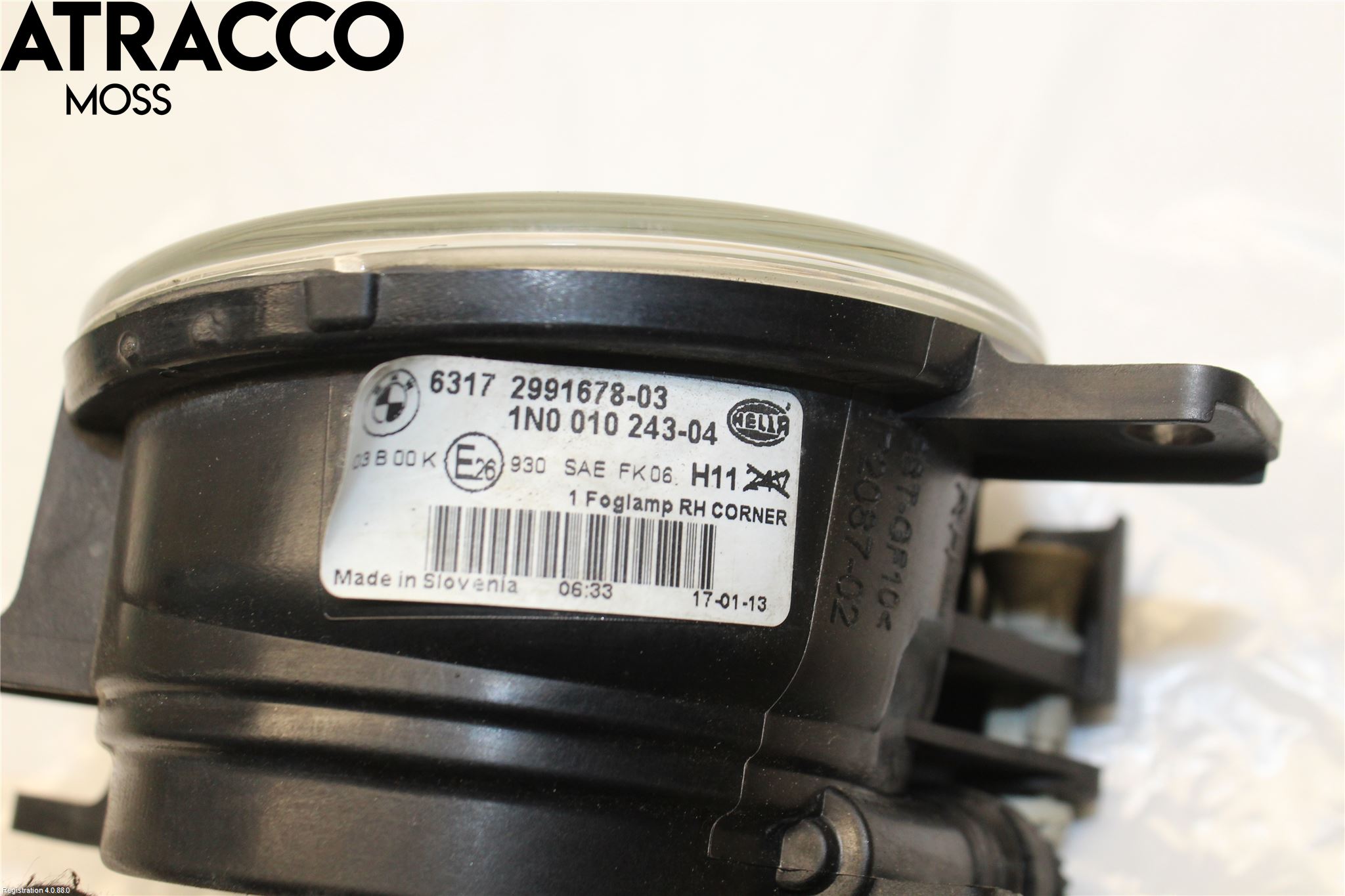 BMW X1 E84 10-15 Frontlykt-Kurve-Tåkelys