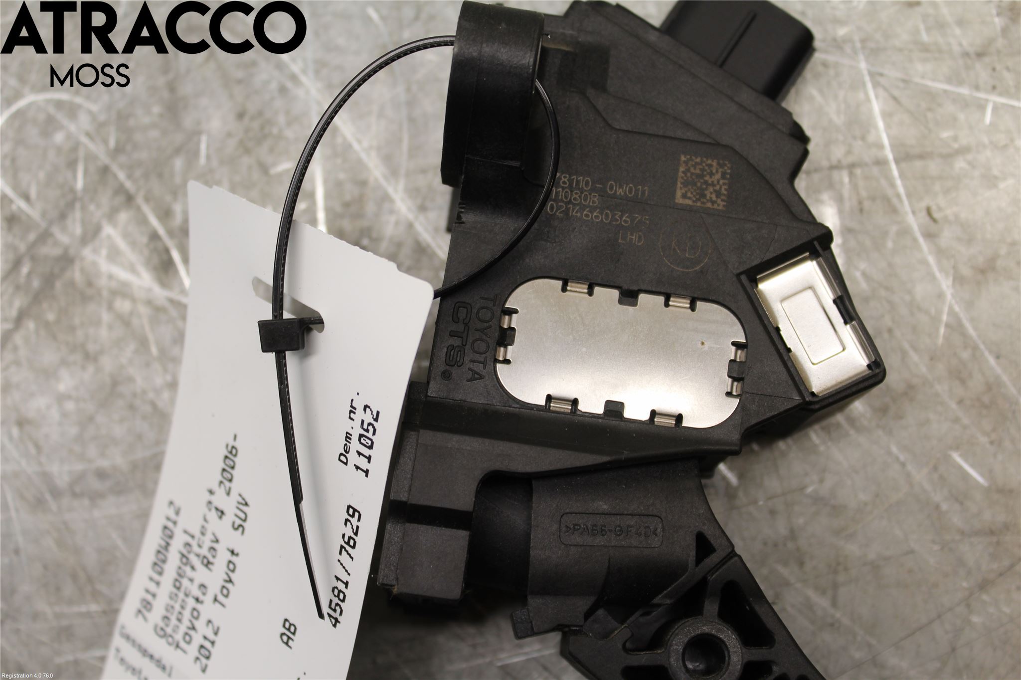 Toyota RAV 4 06-12 Gasspedal