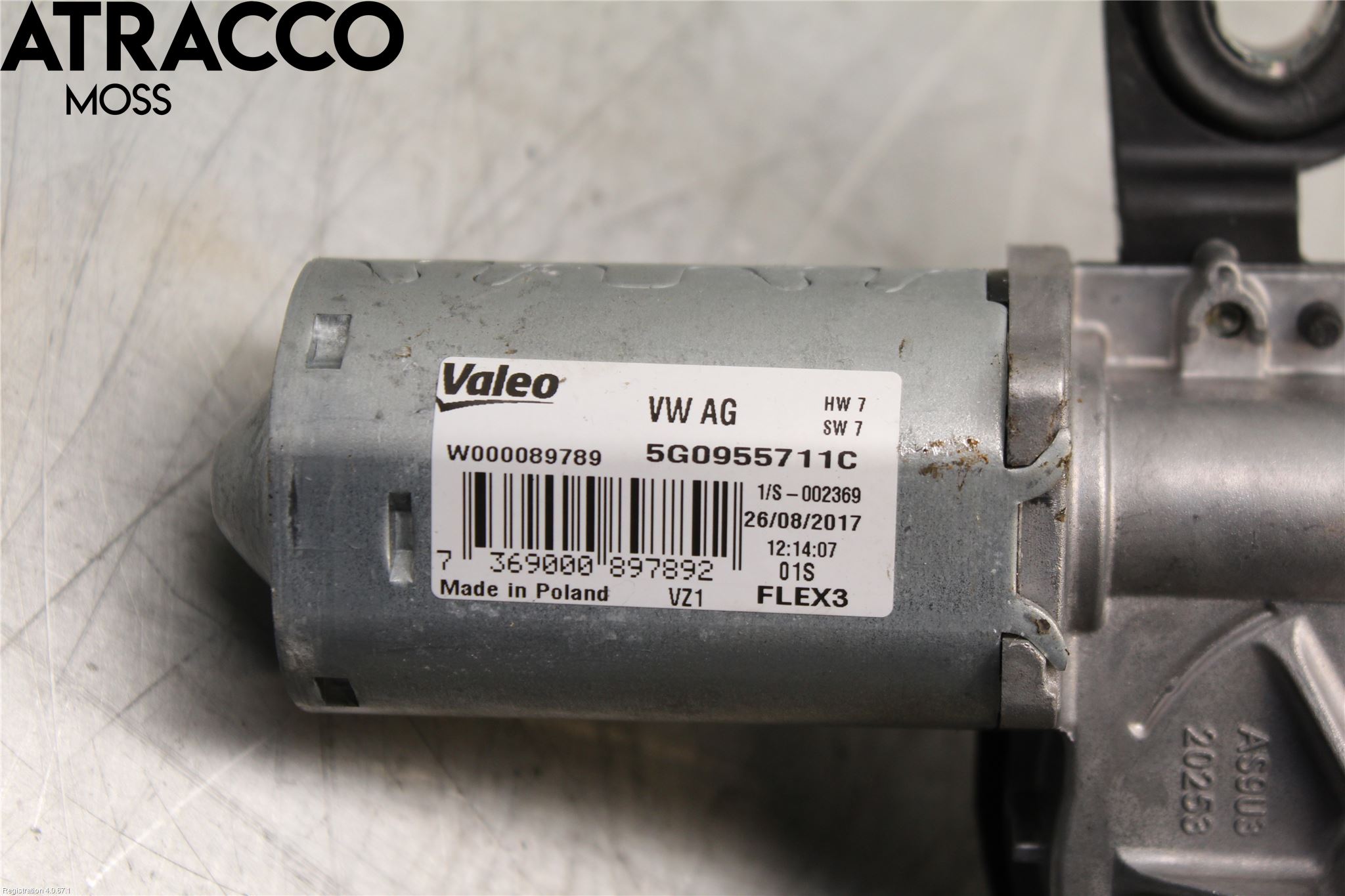 Volkswagen VW GOLF / E-GOLF VII 13-20 Viskermotor Bakluke