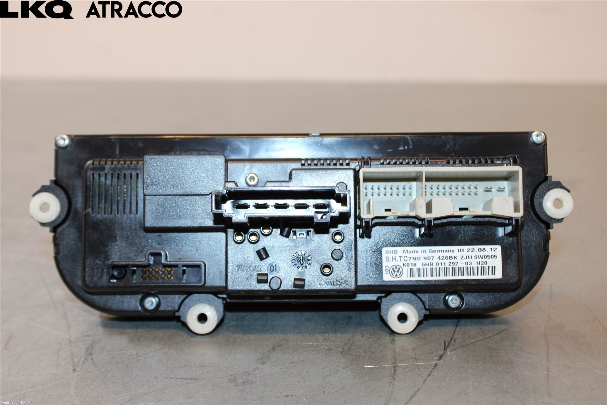 Volkswagen VW CADDY 11-15 Varme Ac Betjening-Display