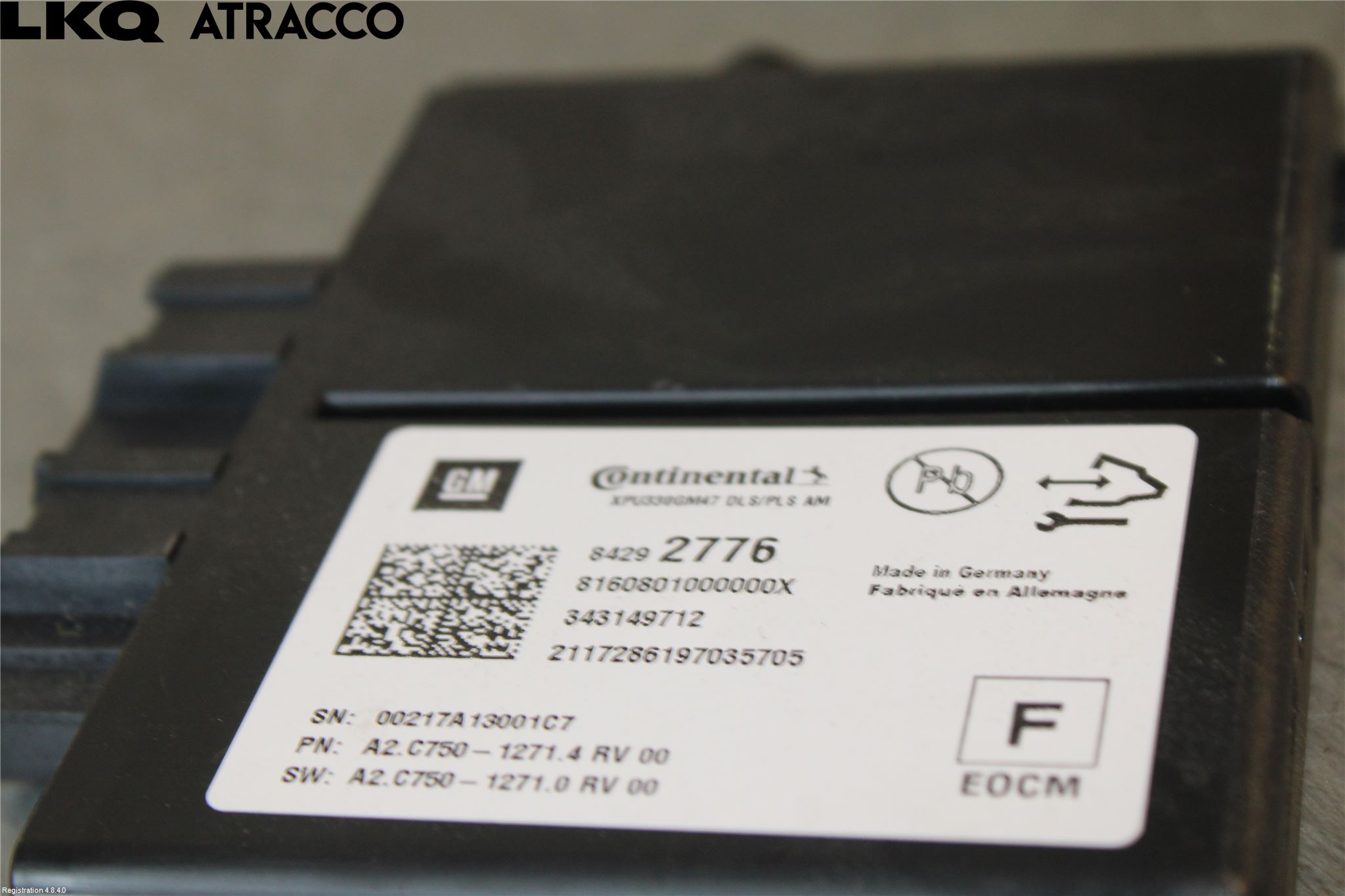 Opel INSIGNIA 17- Styreenhet Øvrig