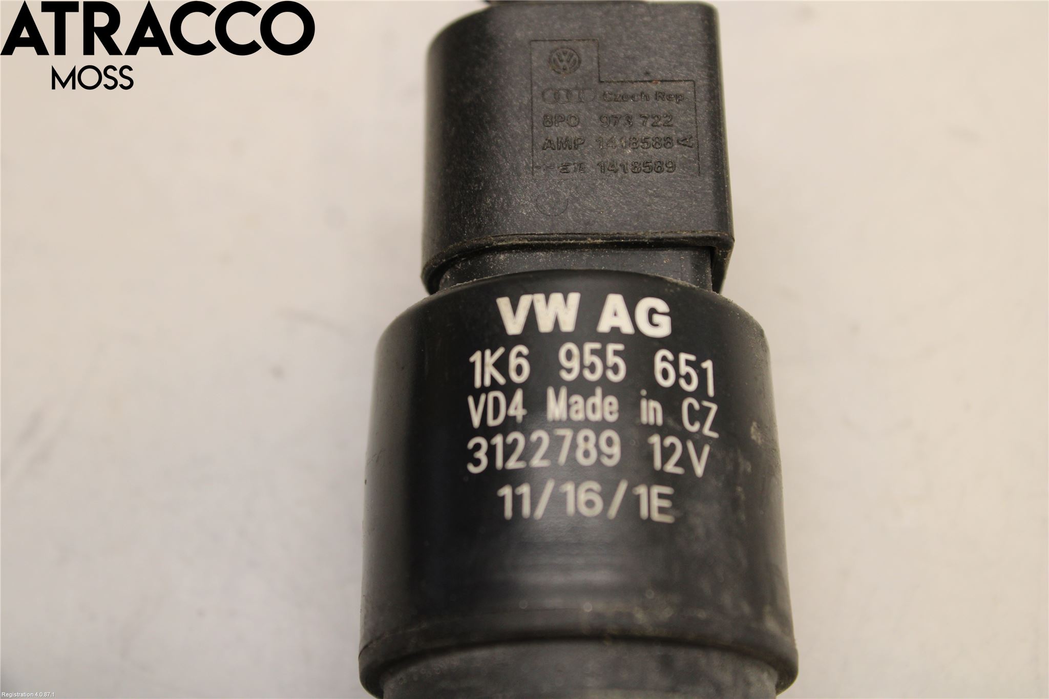 Volkswagen VW PASSAT 15-19 Spylerpumpe Frontrute