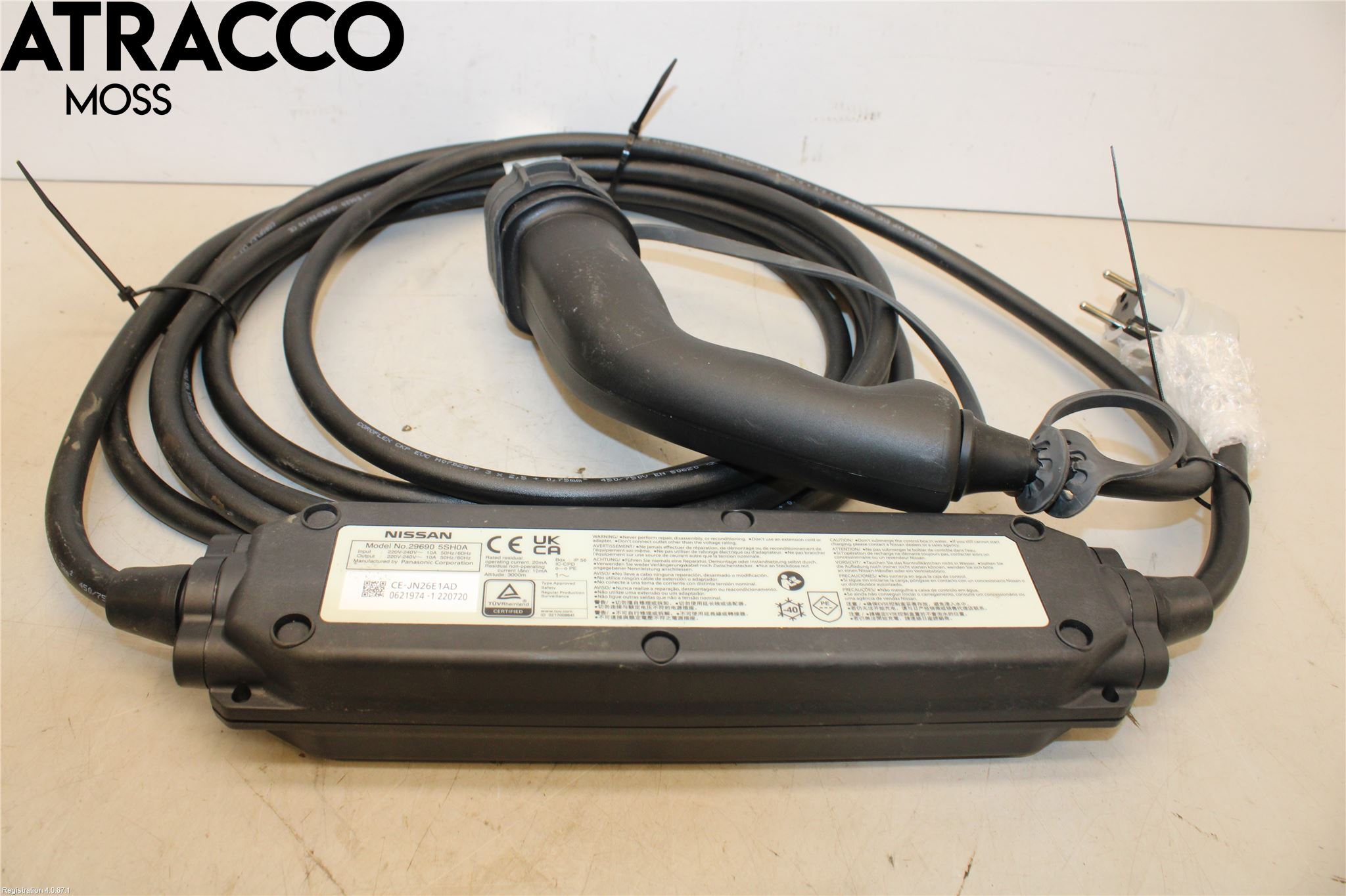 Nissan LEAF 18- Laddkabel Elbil