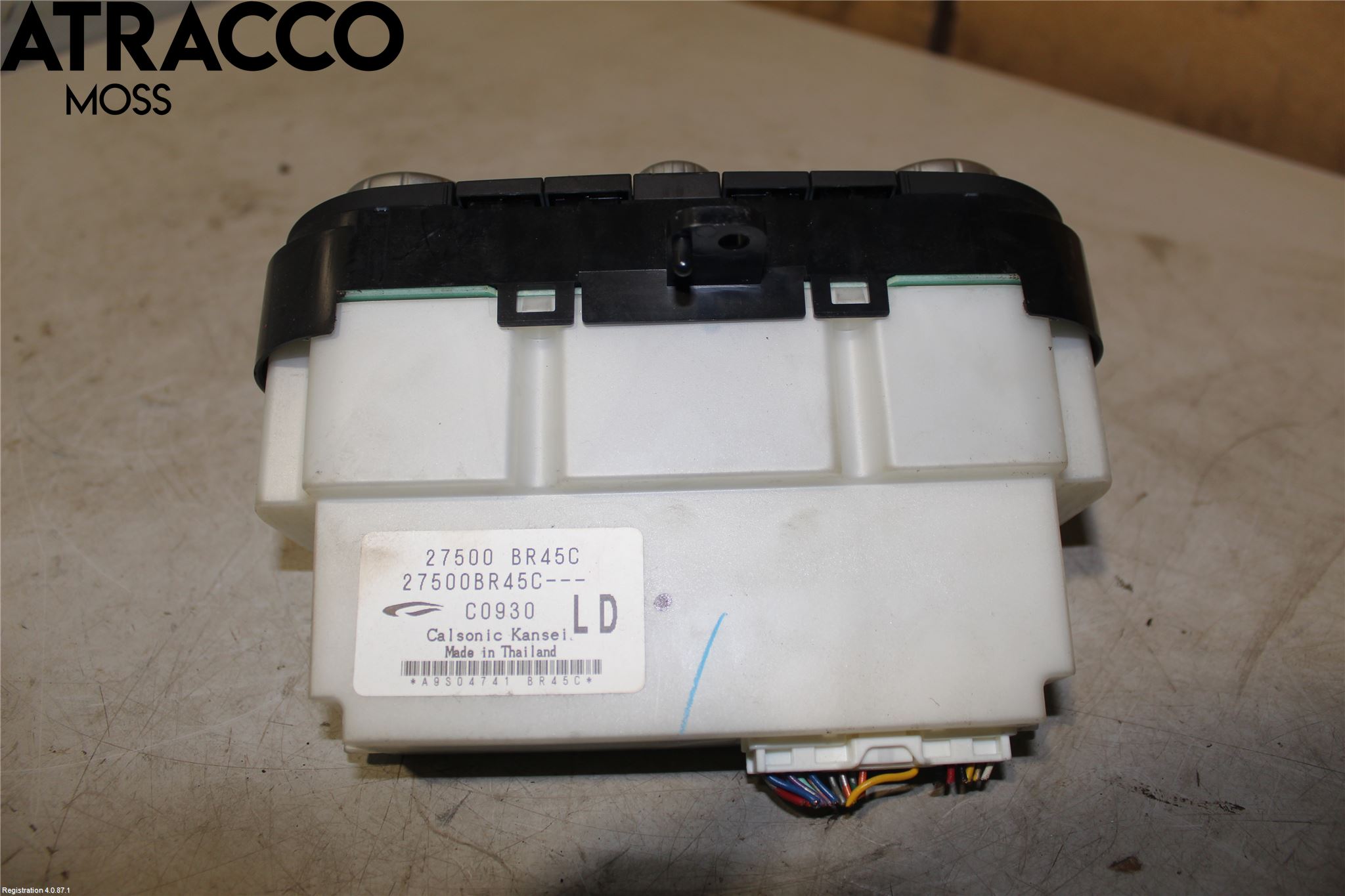 Nissan QASHQAI 10-14 Varme Ac Betjening-Display