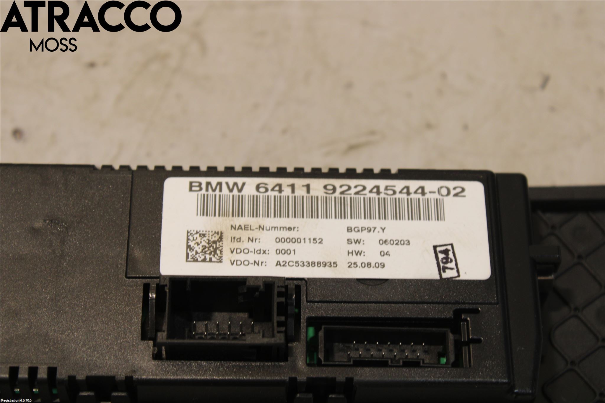 BMW 3 E90/91 SED/TOU 05-12 Varme Ac Betjening-Display