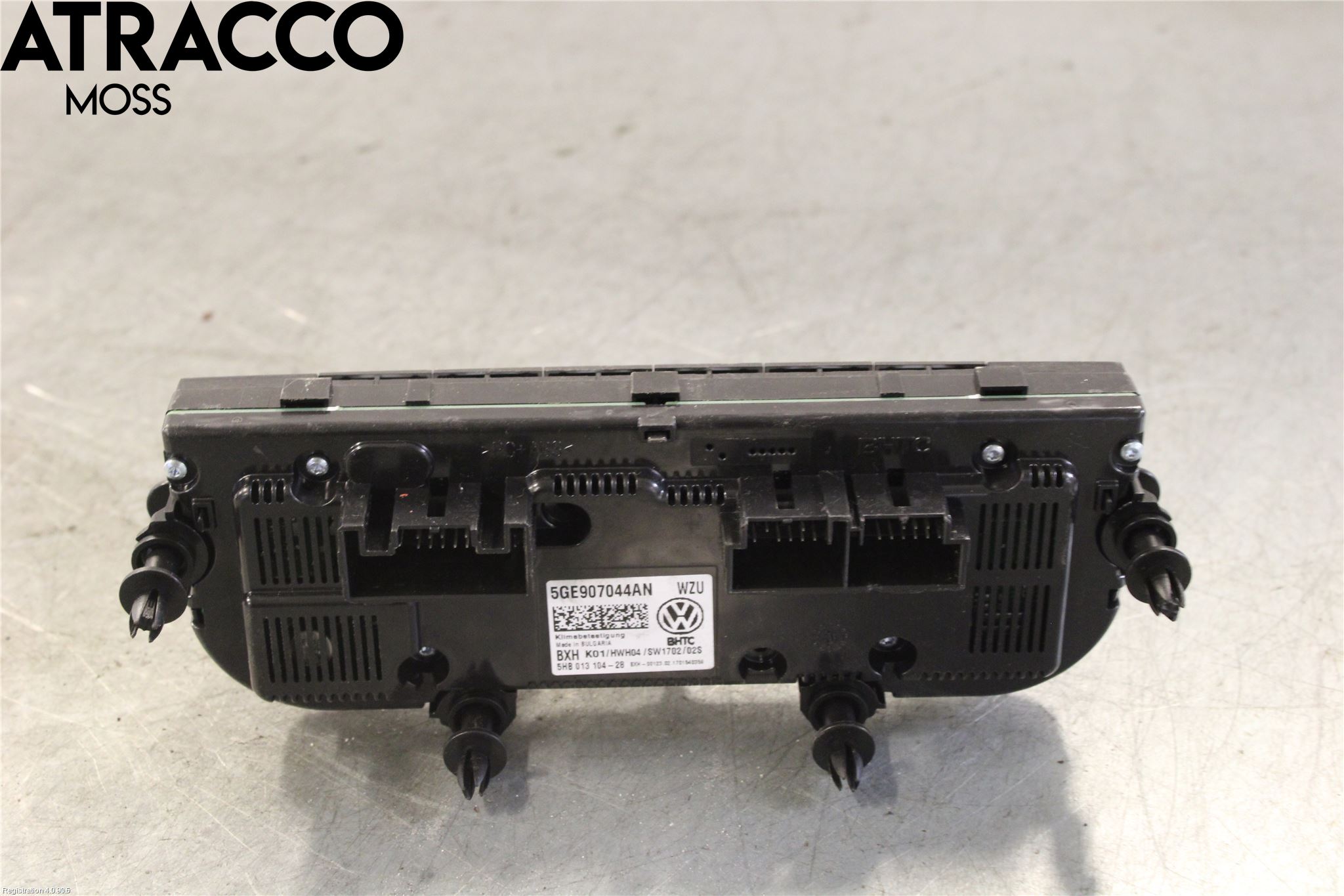 Volkswagen VW GOLF / E-GOLF VII 13-20 Varme Ac Betjening-Display