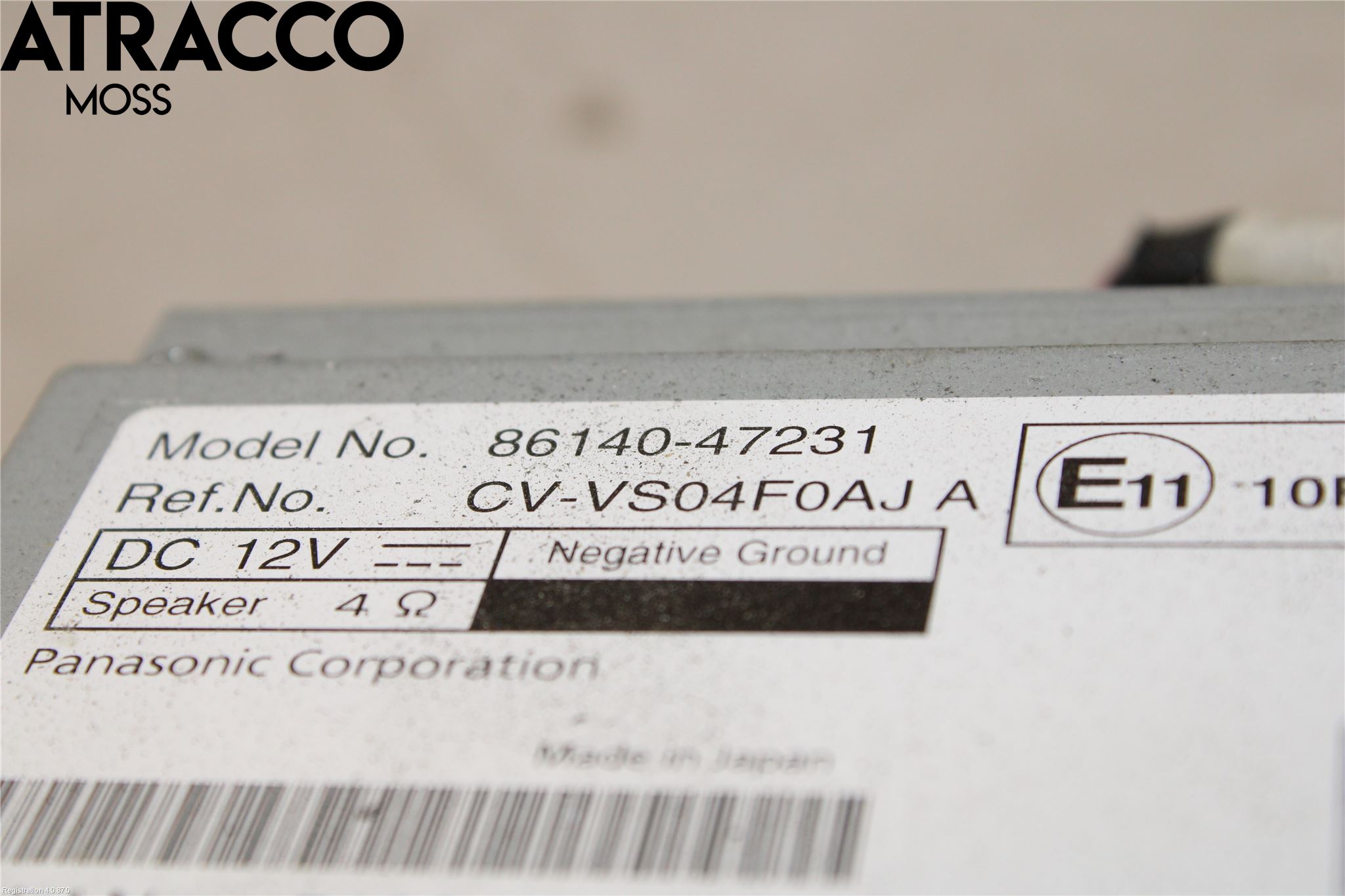 Toyota PRIUS+ ZVW40 12-20 Stereo Radio Med Cd