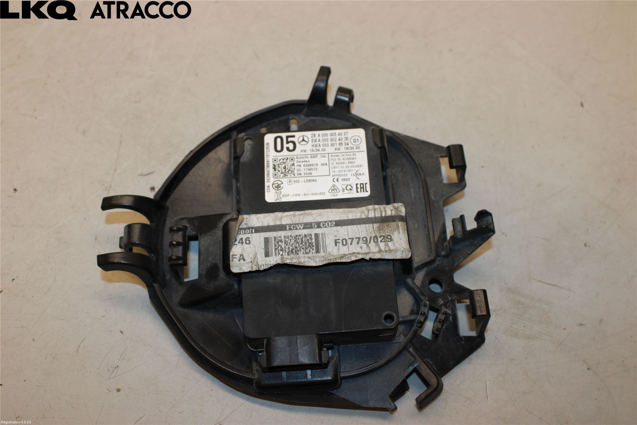 Mercedes-Benz MB B-KLASS (W246/W242) 12-19 Sensor Kollisjonsbeskyttelse