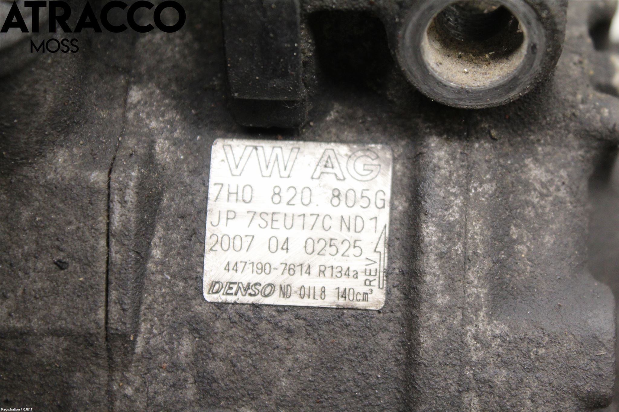 Volkswagen VW TRANSP/CARAVELLE (T5) 04-15 Varme Ac Kompressor