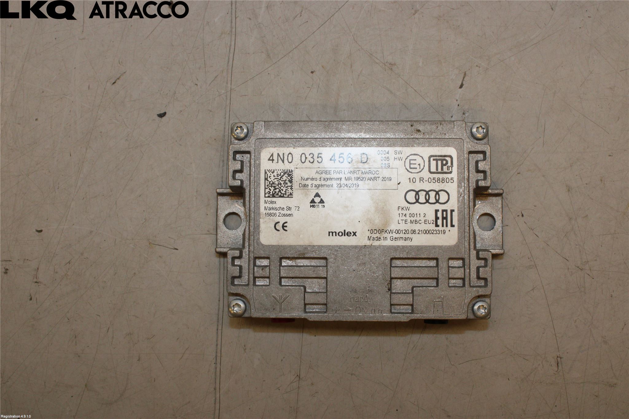 Audi Q4 E-TRON FZ 22- Stereo Antenneforsterker