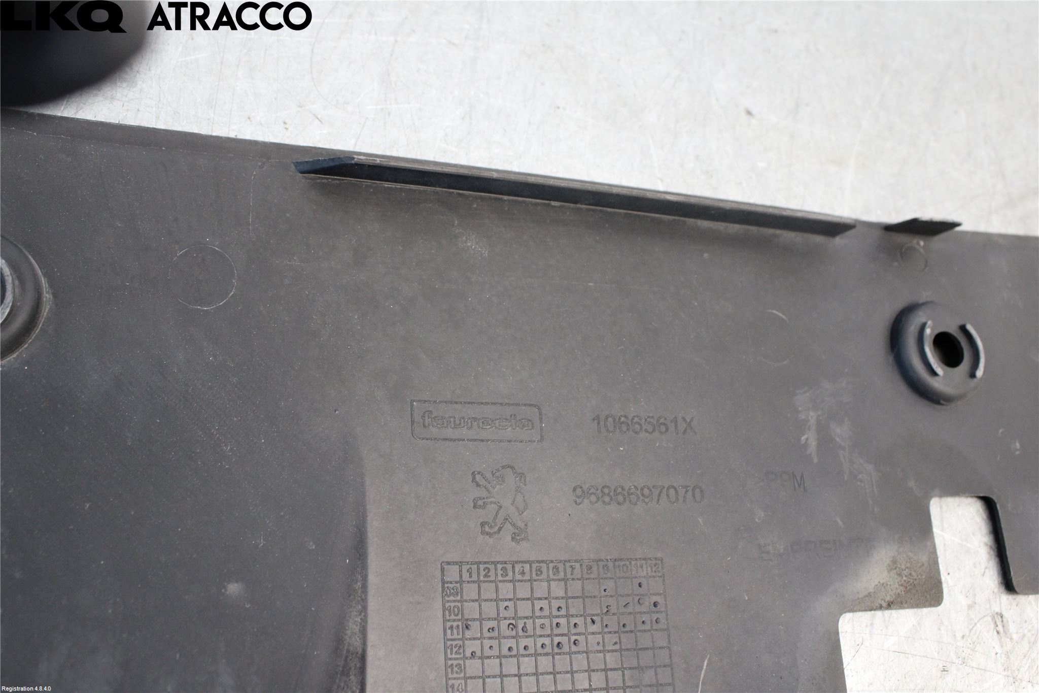 Peugeot 508 11-18 Frontplate Øvre