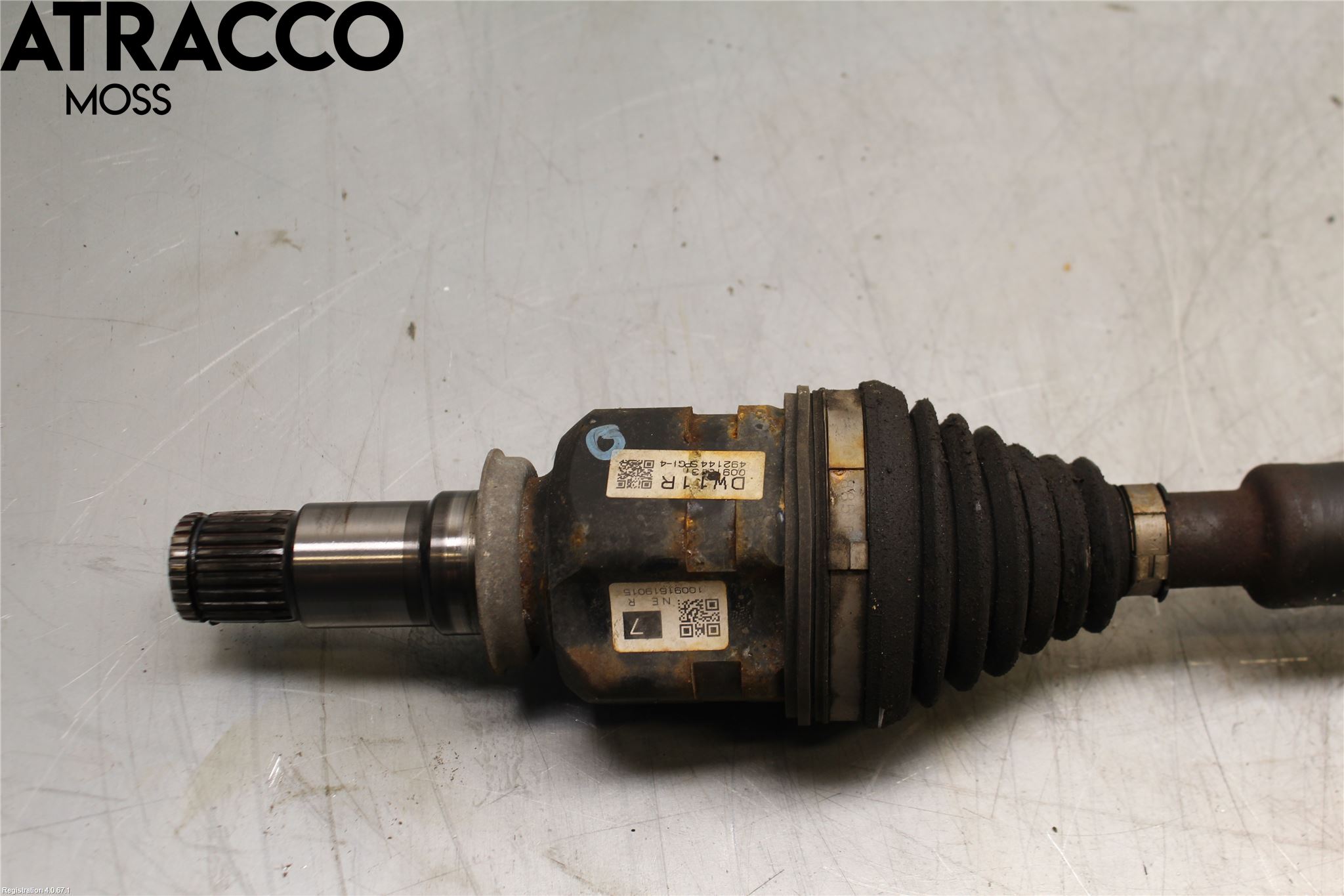 Toyota PRIUS ZVW30 09-20 Drivaksel Foran Kompl Høyre