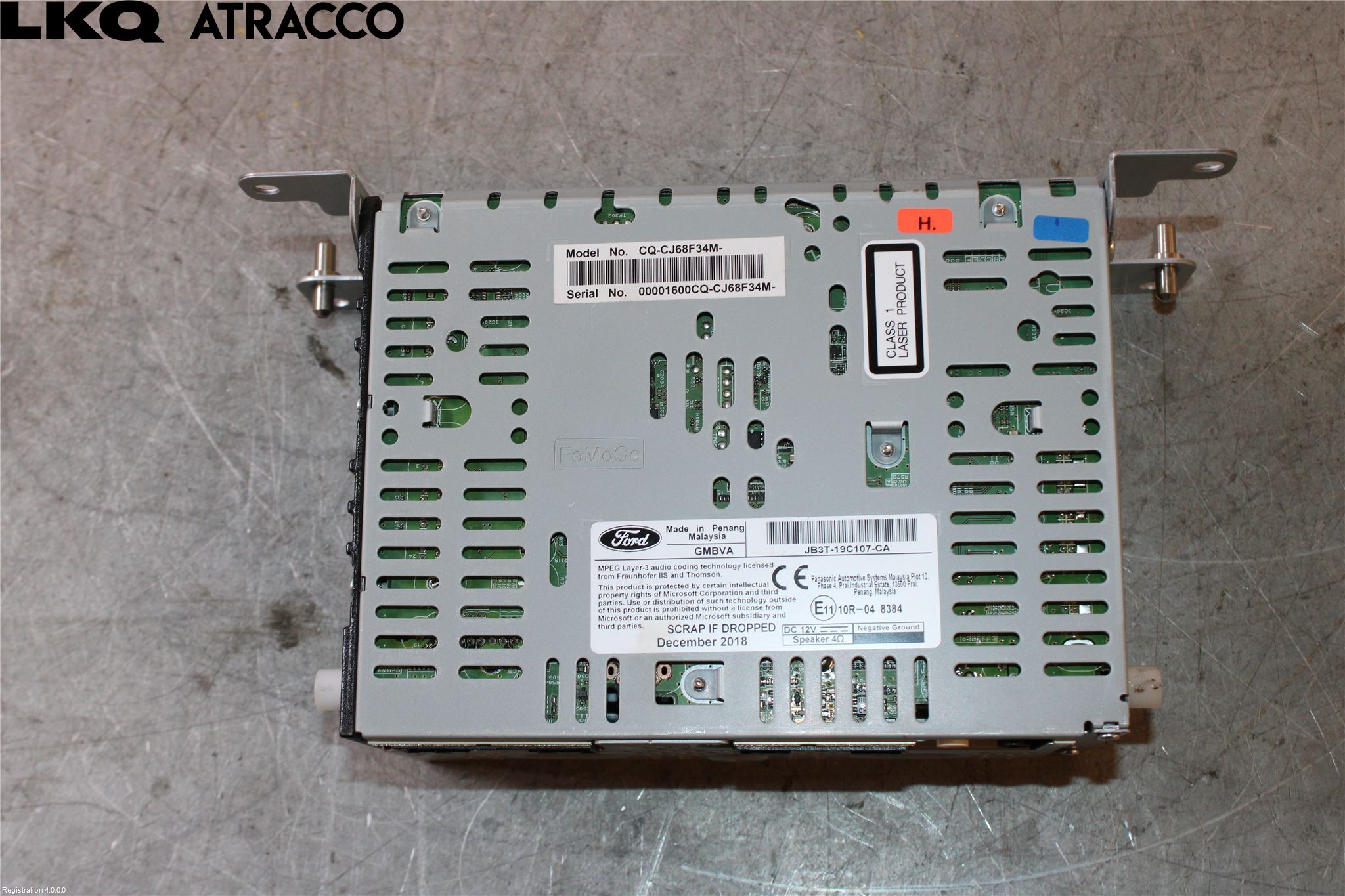 Ford RANGER EU 12-23 Stereo Radio Med Cd