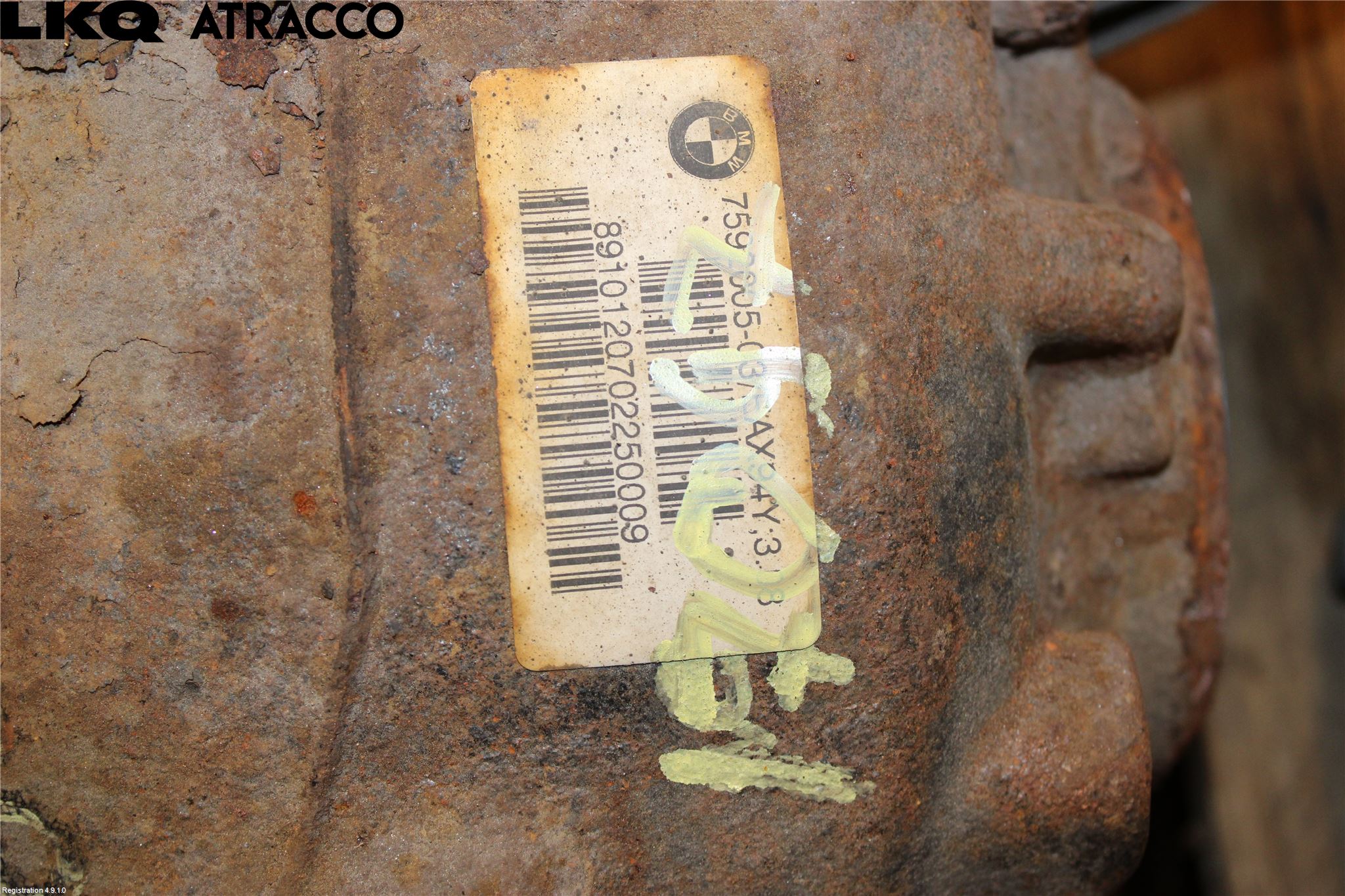 BMW X3 F25 10-17 Bakaksel Kardang Bak -Diff