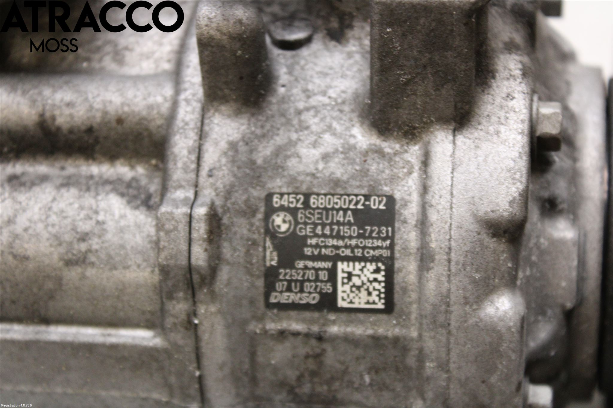BMW 4 F32/F33/F82/F83 13-20 Varme Ac Kompressor