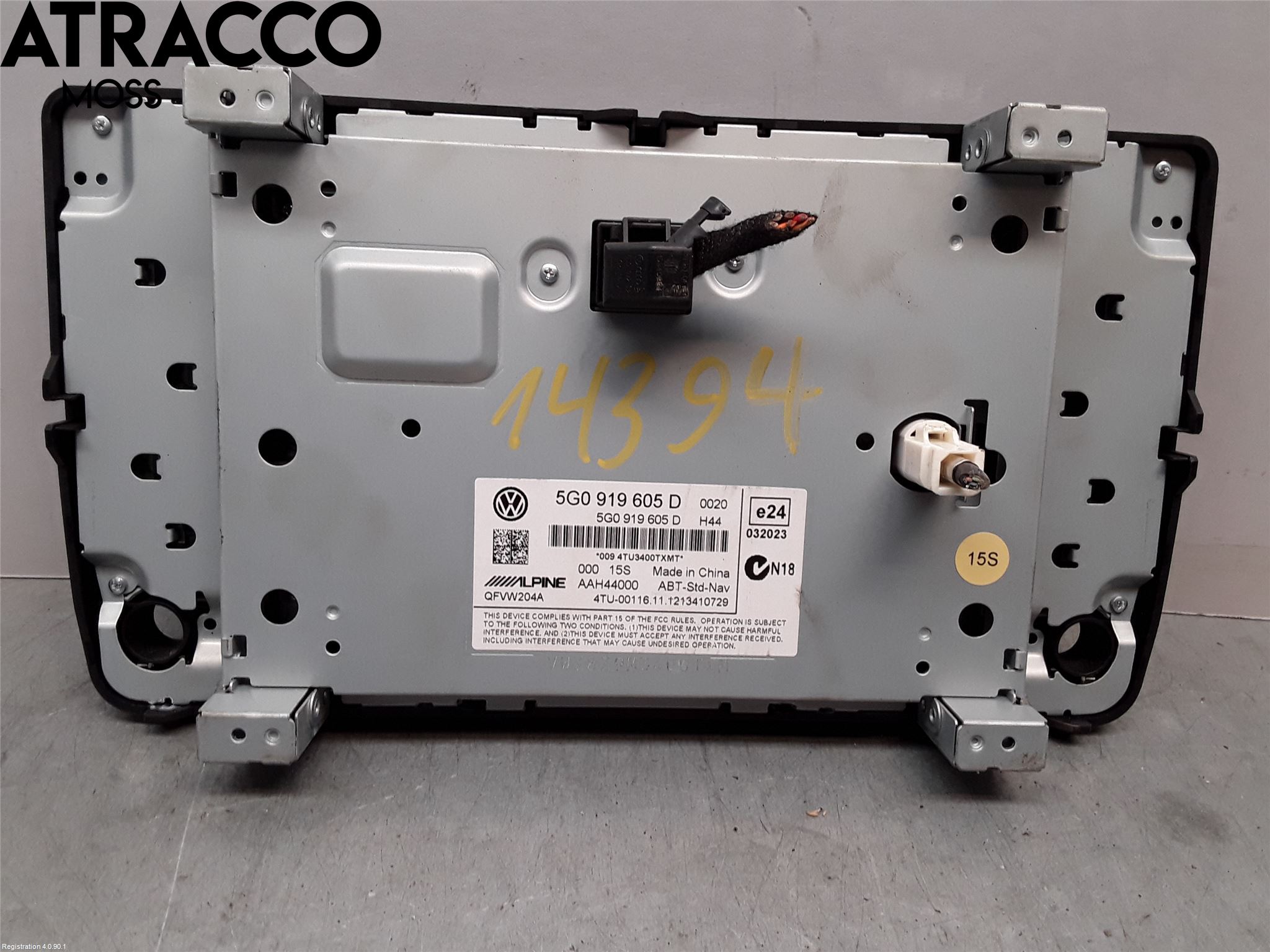 Volkswagen VW GOLF / E-GOLF VII 13-20 Stereo Radio