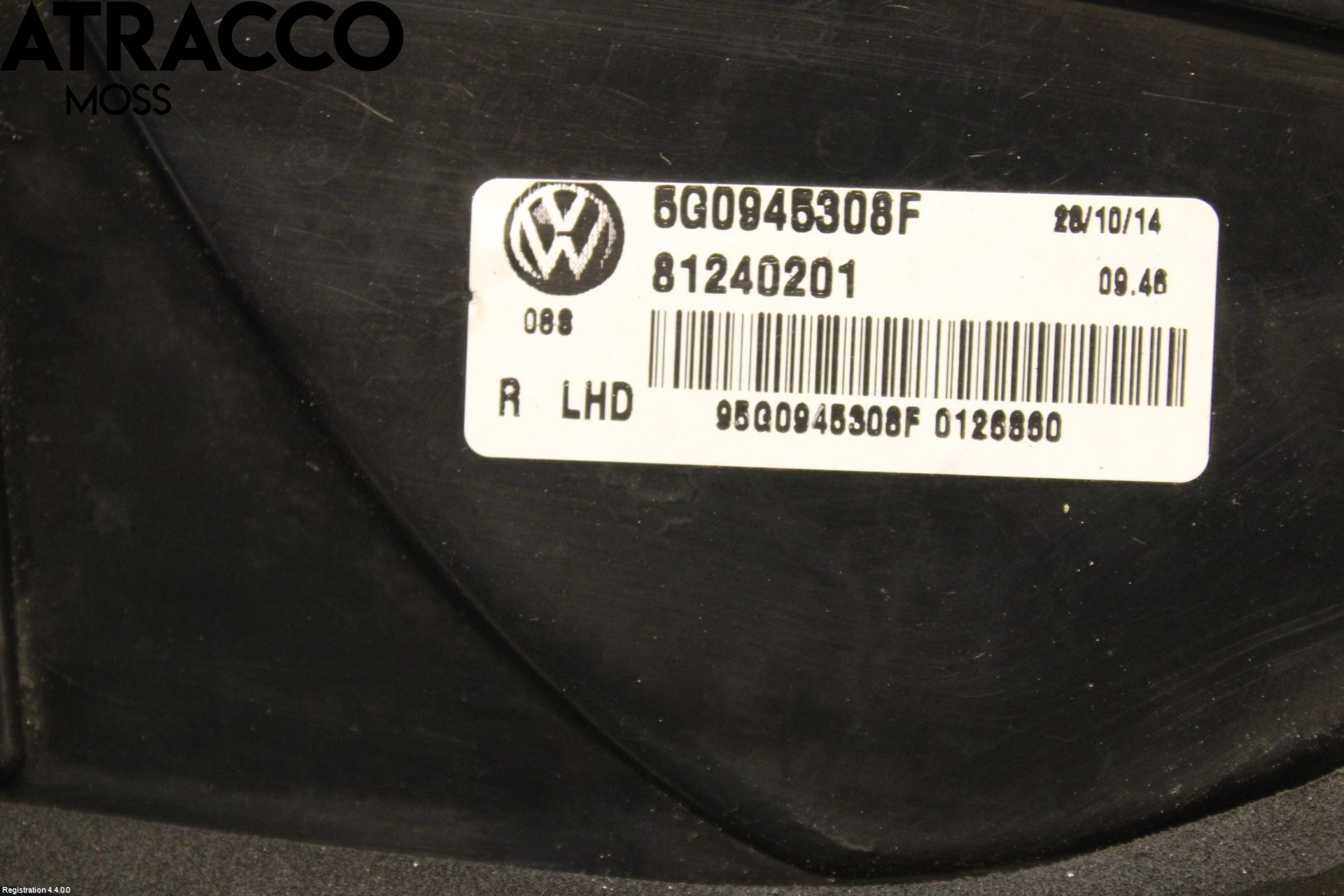 Volkswagen VW GOLF / E-GOLF VII 13-20 Baklykt Høyre  På Luke(Indre)