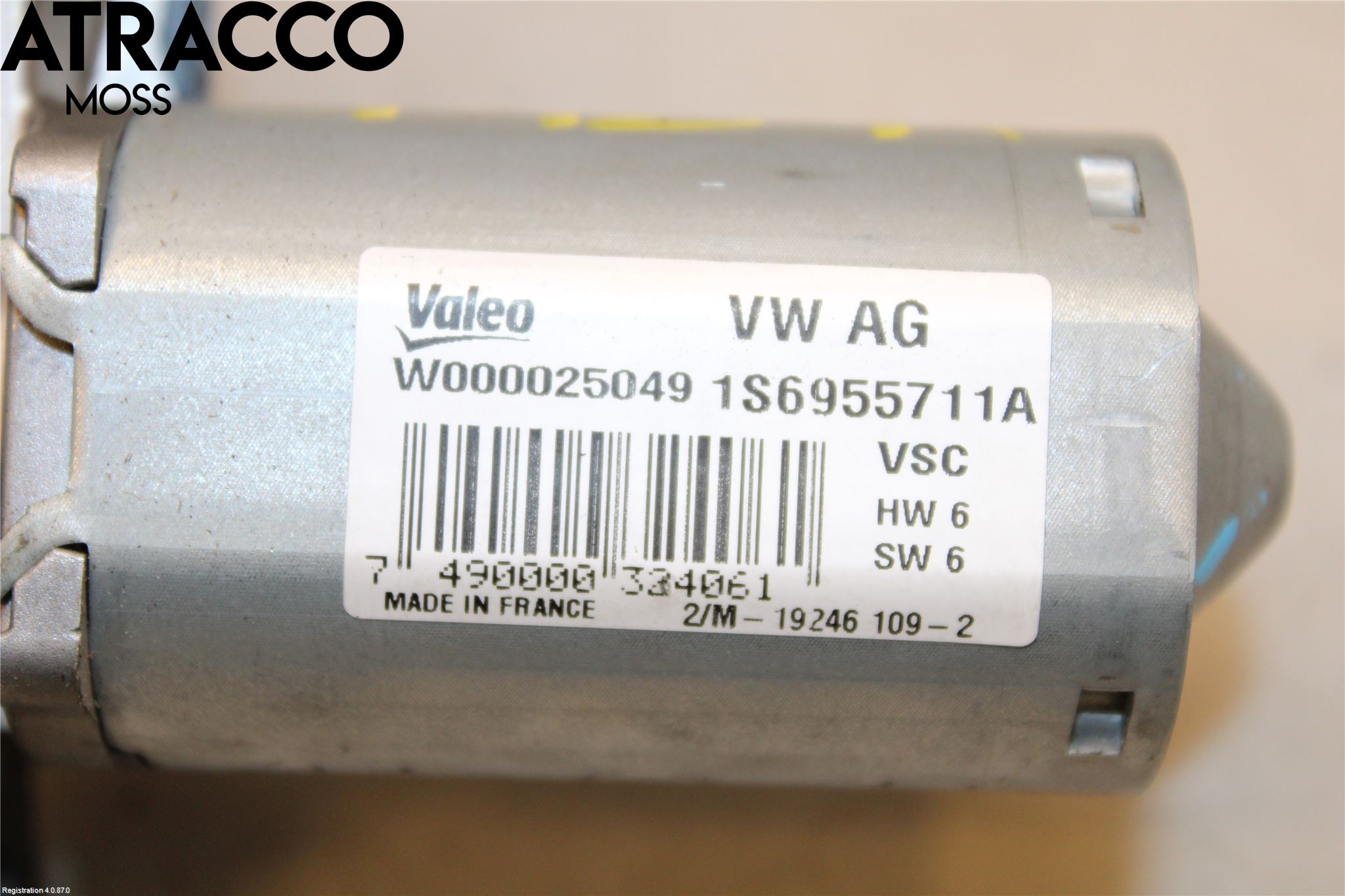 Volkswagen VW UP! / E-UP! Viskermotor Bakluke