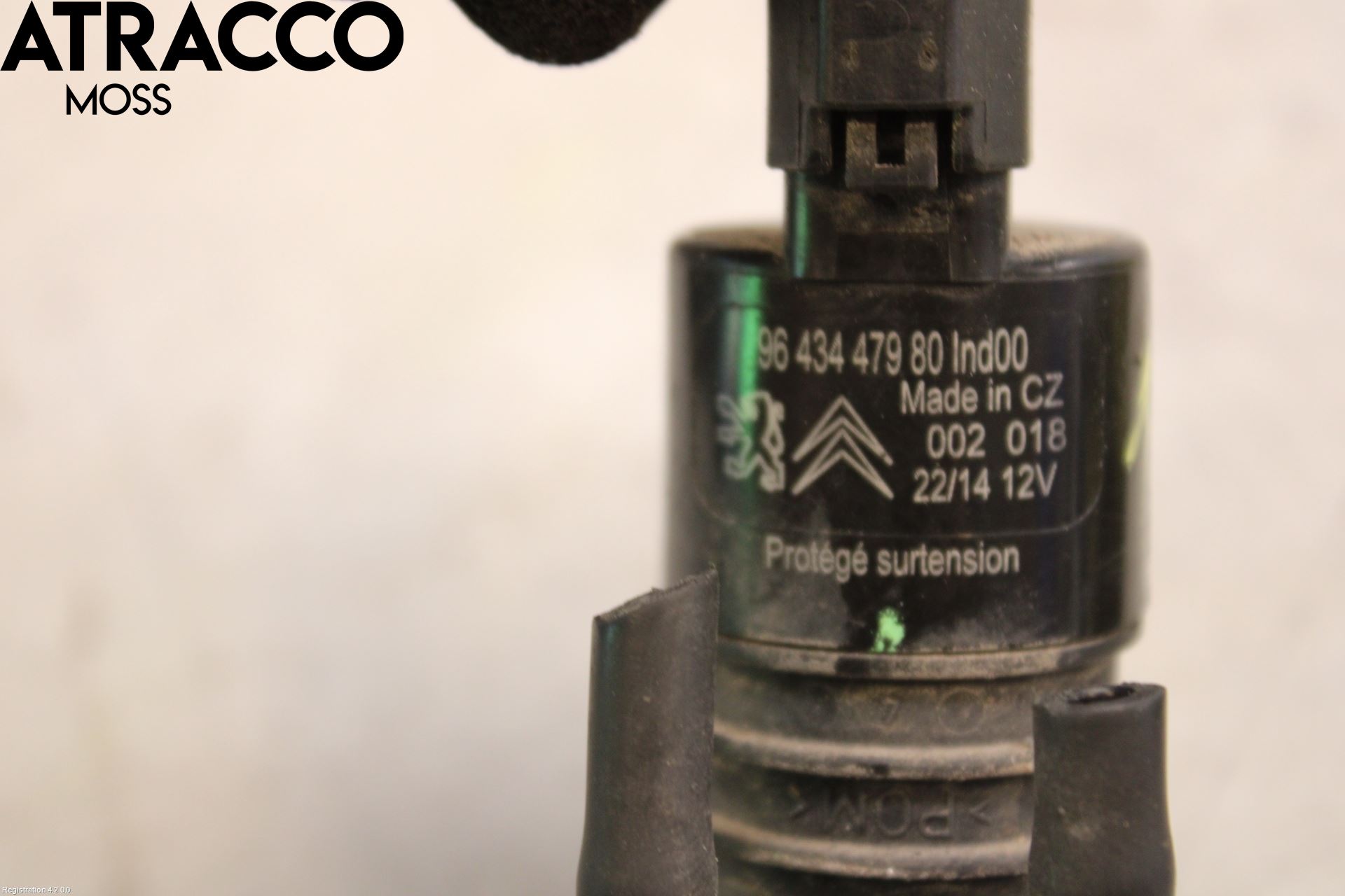 Citroen C4 CACTUS 14-20 Spylerpumpe Høytrykk