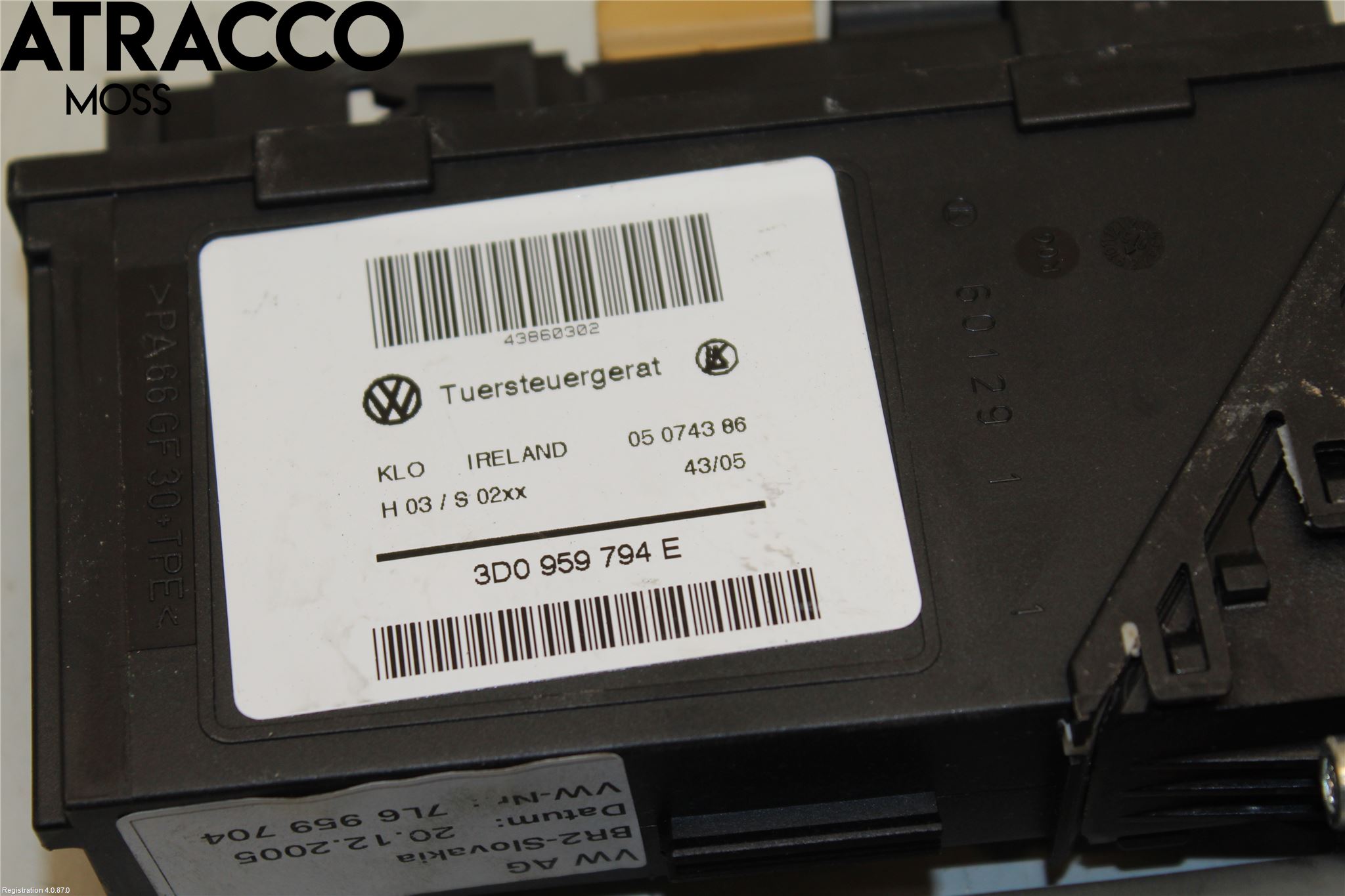 Volkswagen VW TOUAREG 7L 03-10 Vindusheismotor