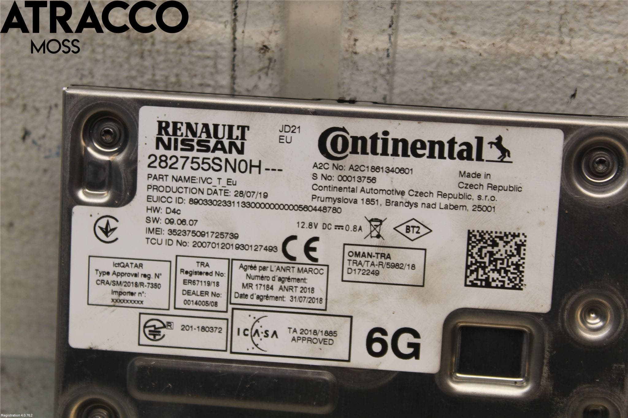 Nissan LEAF 18- Styreenhet Øvrig